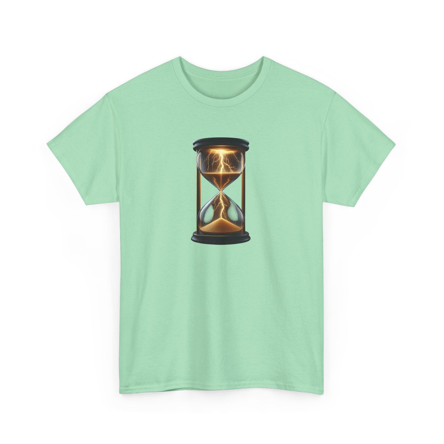 Static Time, Unisex Heavy Cotton Tee - Psychonaut Swag