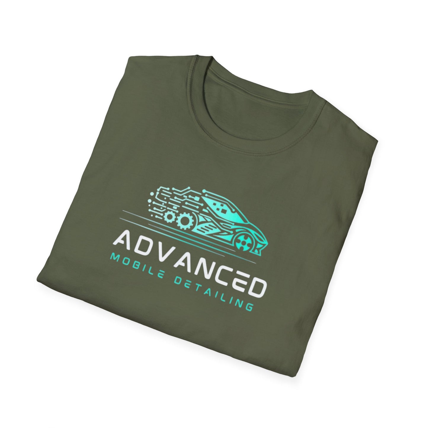 Advanced Mobile, classic tee, Unisex Softstyle T-Shirt - Perfect for Auto Lovers, Gifts, Mobile Detailing, Casual Wear, and Car Shows