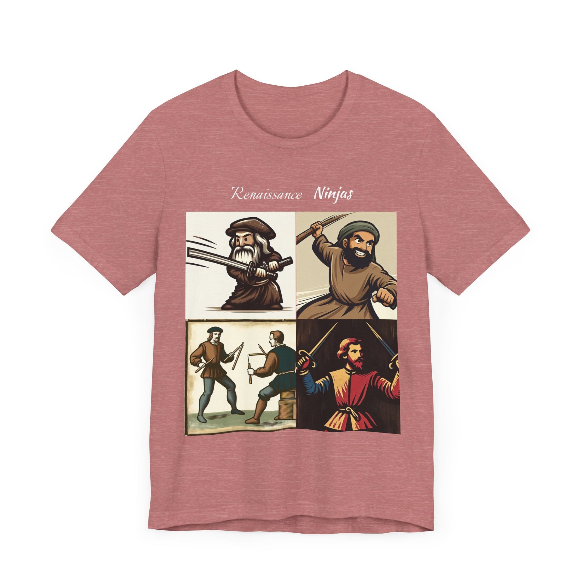 Renaissance Ninjas, Unisex Jersey Short Sleeve Tee - Psychonaut Swag