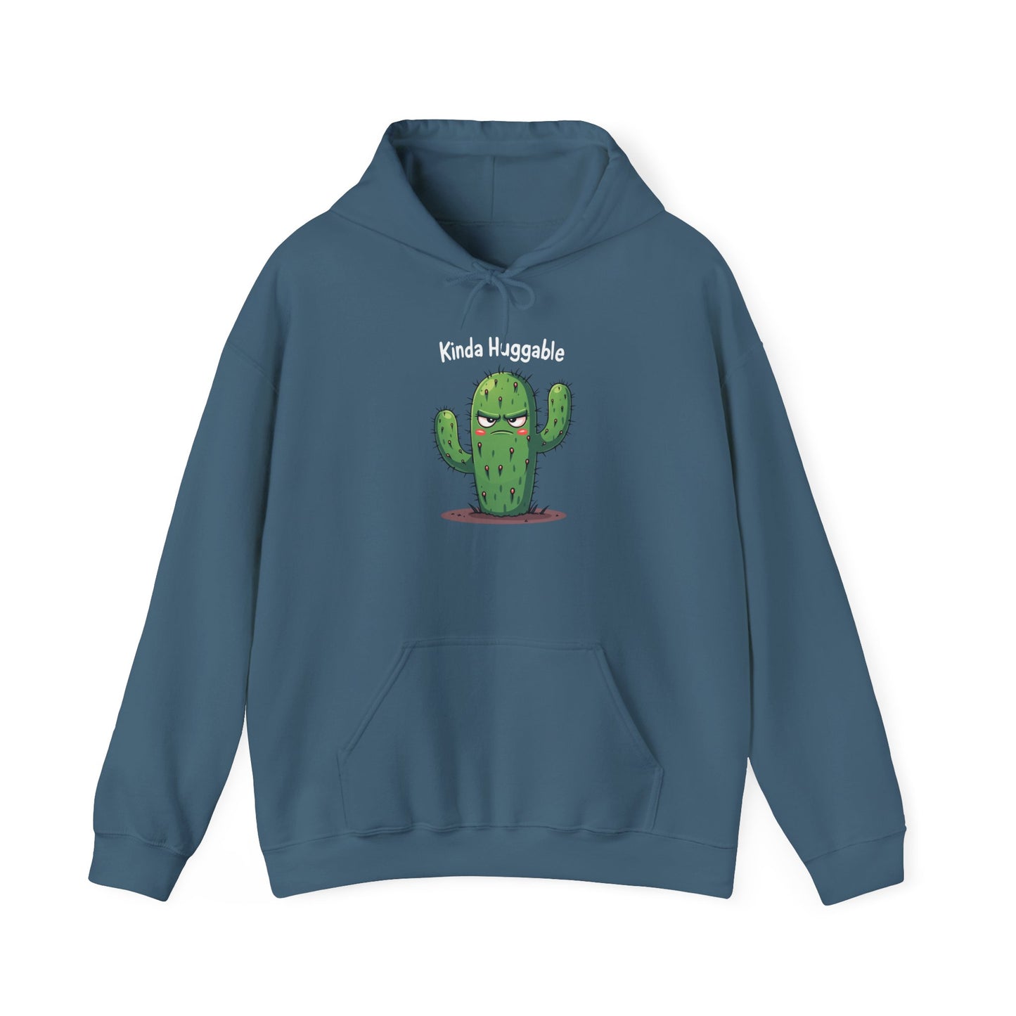 Kinda Huggable, Unisex Heavy Blend Sweatshirt, Comfy Gift, Funny Plant Lover Apparel, Perfect for Casual Outings, Spring Celebration - Psychonaut Swag