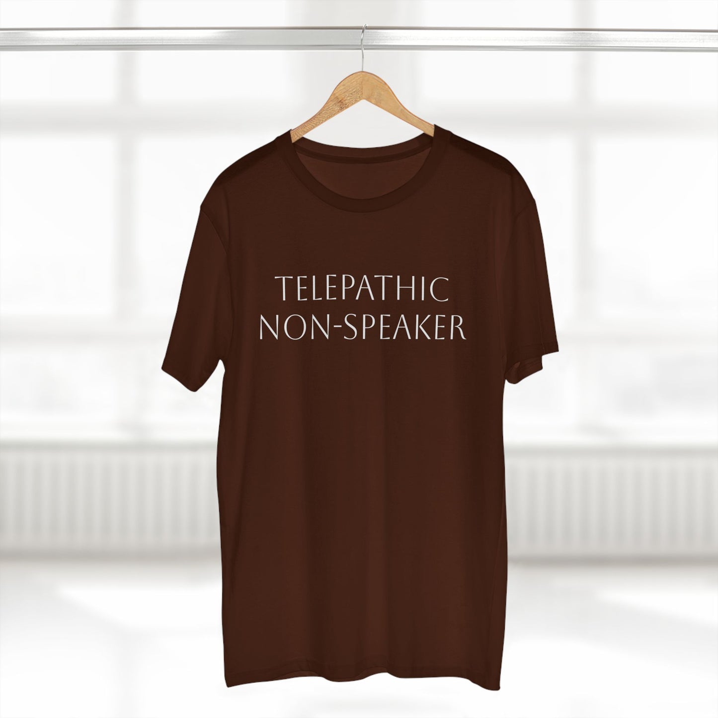 Telepathic Non-Speaker, Adult Staple Tee - Psychonaut Swag