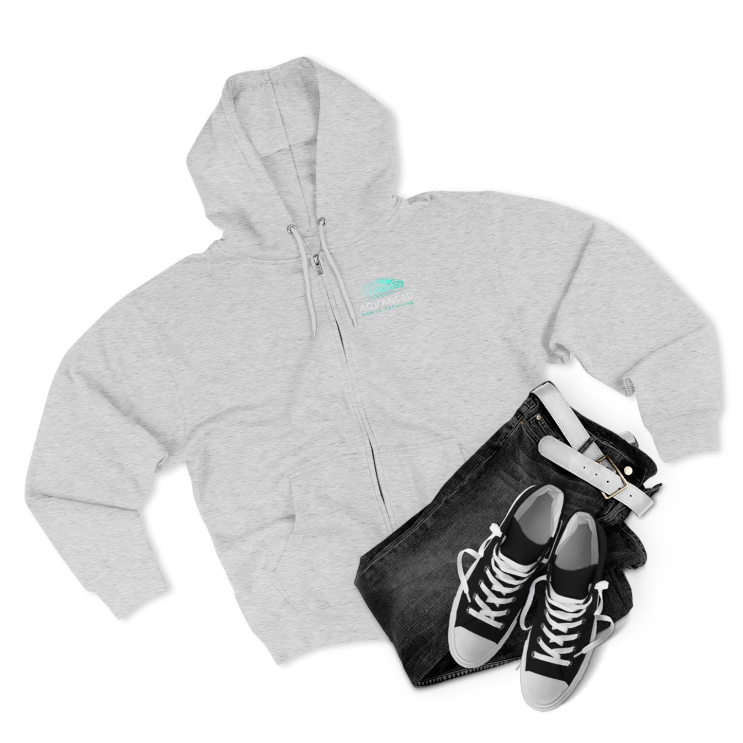 Advanced Mobile zip-up, Exploration Unisex Zip Hoodie, Cozy Zip Up, Casual Wear, Gift for Adventurers, Travel Enthusiasts