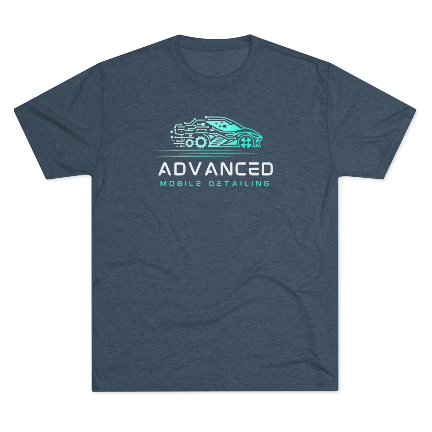 Advanced Mobile Detailing, Tri-blend, Tee | Car Enthusiast T-Shirt, Custom Auto Care Shirt, Gift for Car Lovers, Unique Vehicle Detailing Apparel