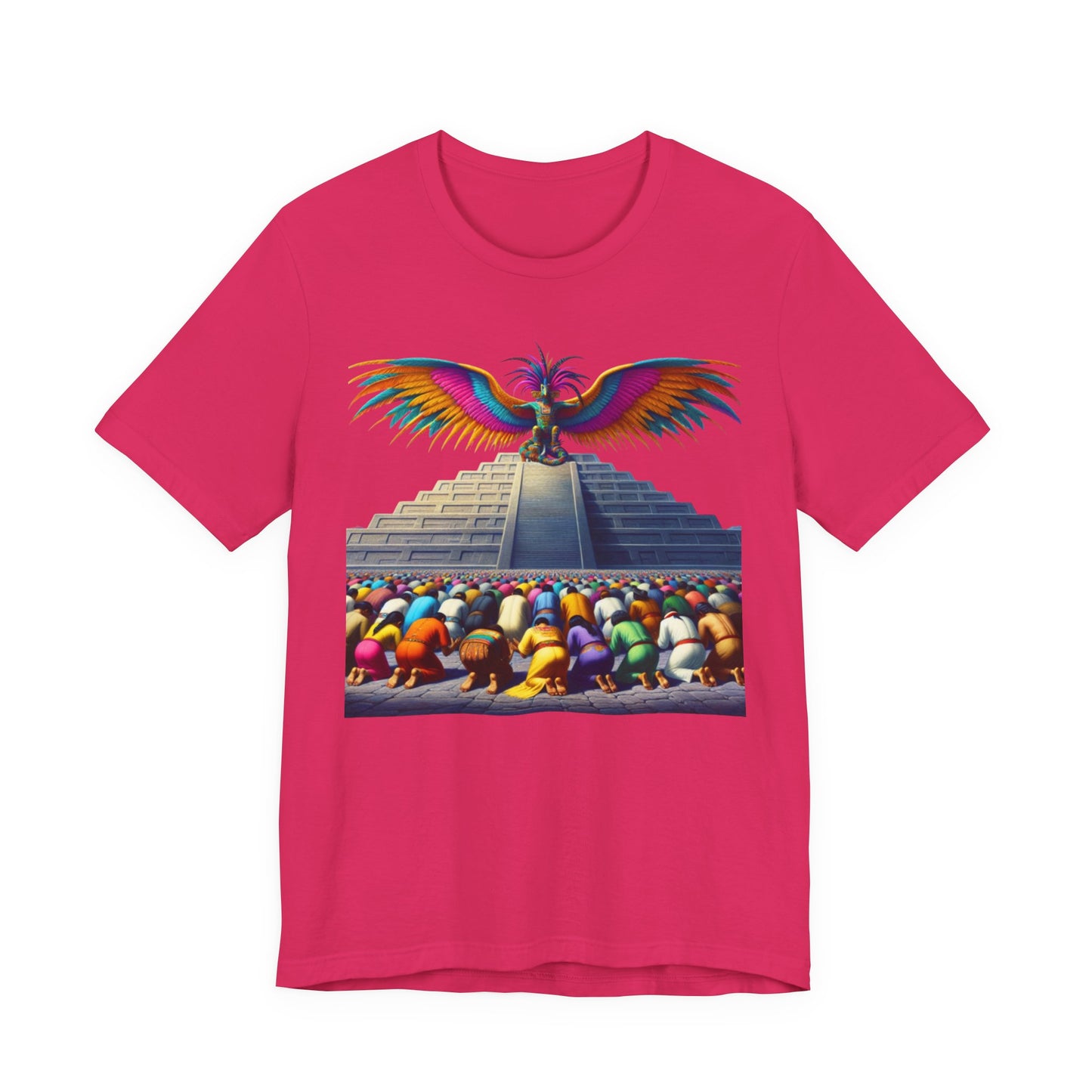 Feathered Serpent, Unisex Jersey Short Sleeve Tee