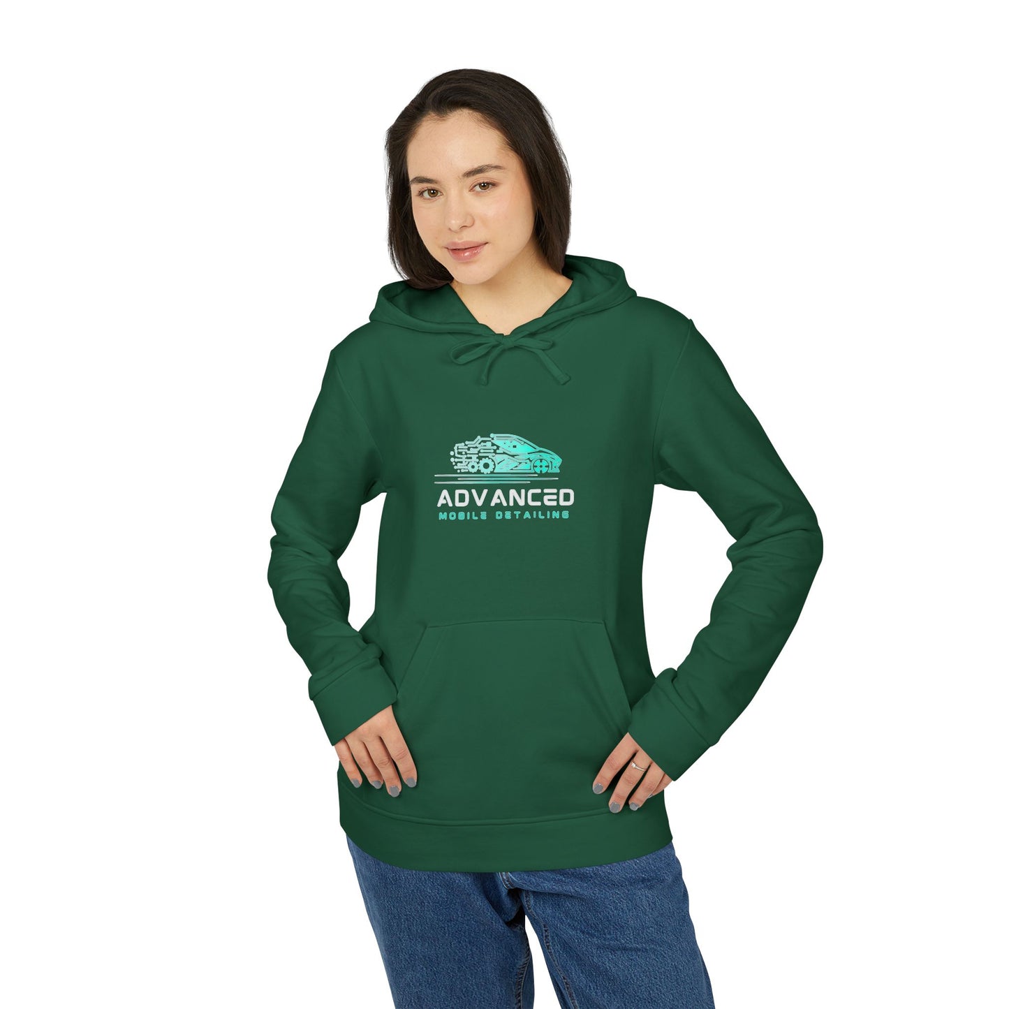 Advanced Mobile, adidas Fleece Hoodie - Casual Comfort, Athleisure, Sportswear, Gift for Him/Her, Perfect for All Seasons