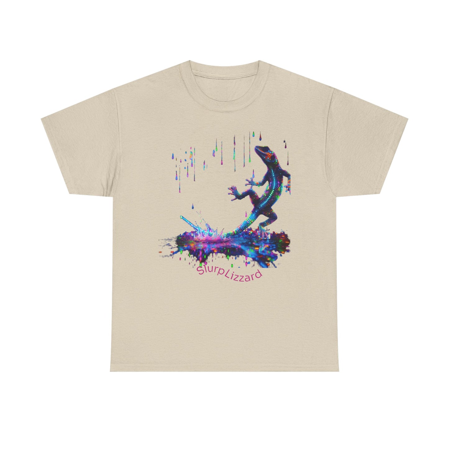 Slurp Lizzard, Unisex Heavy Cotton Tee - Psychonaut Swag