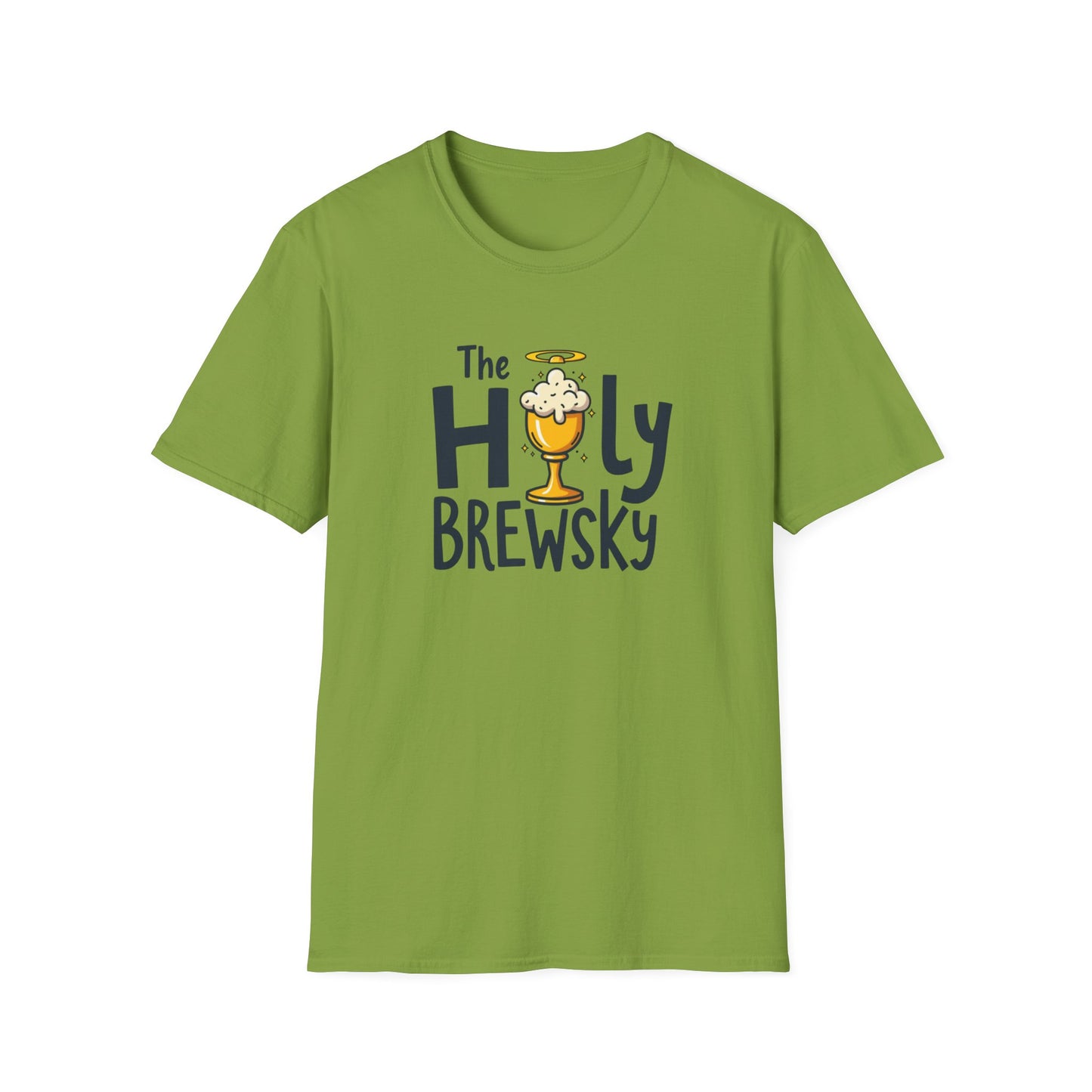 Holy Brewski Unisex T-Shirt, Funny Beer Tee, Gift for Beer Lovers, Party Shirt, Casual Wear, Birthday Gift - Psychonaut Swag