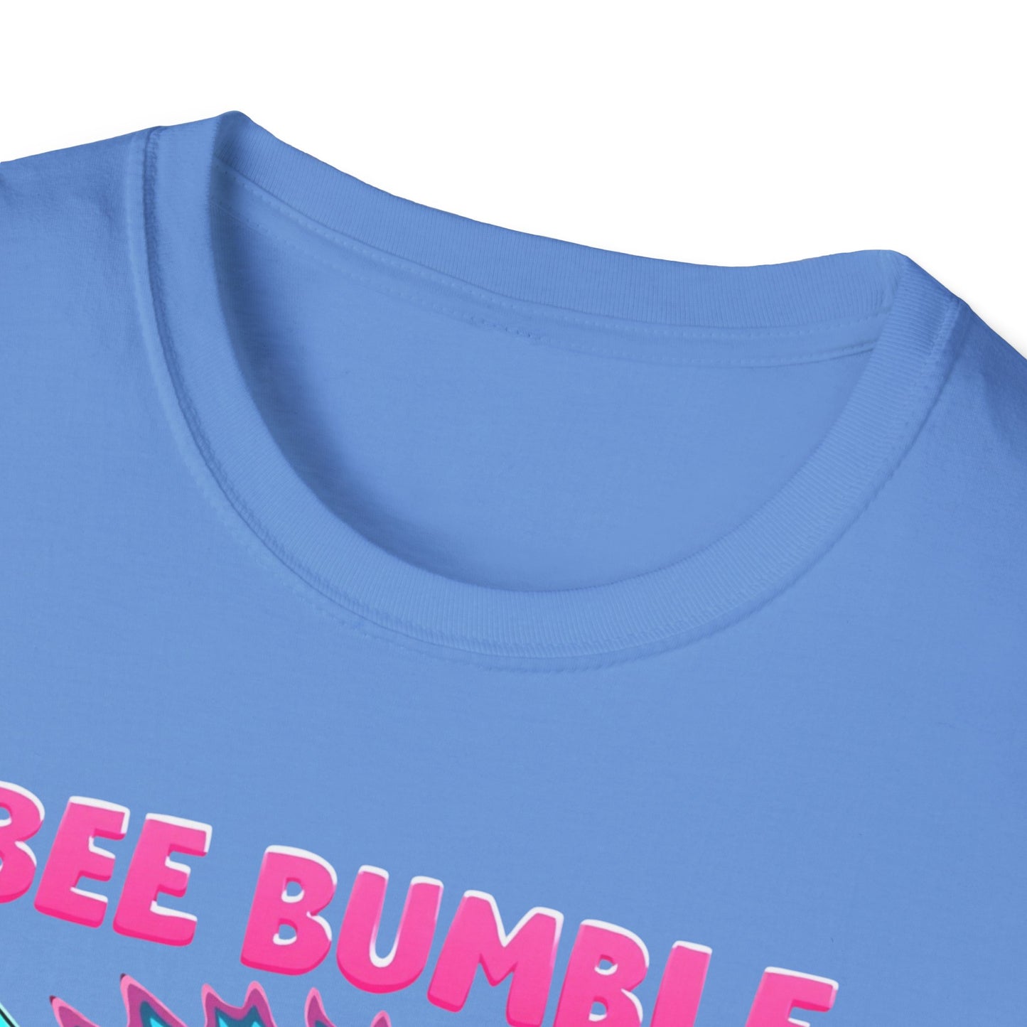 Bee Bumble T-Shirt, Retro Graphic Tee, Softstyle Unisex Shirt, Summer Fashion, Gift for Beekeepers, Eco-Friendly Tee - Psychonaut Swag