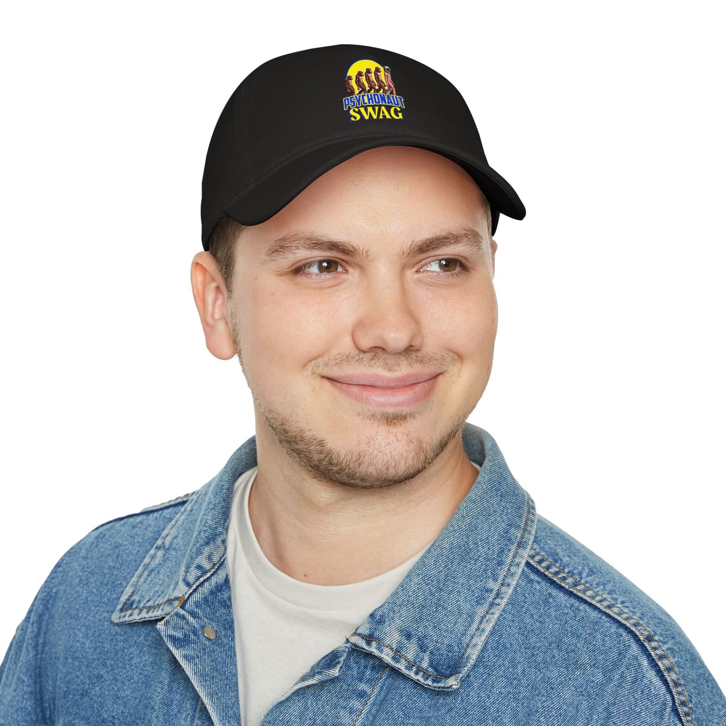 Psychonaut Swag Low Profile Baseball Cap, Casual Hat, Gift for Gamers, Streetwear Accessory, Summer Vibes, Trendy Headwear - Psychonaut Swag