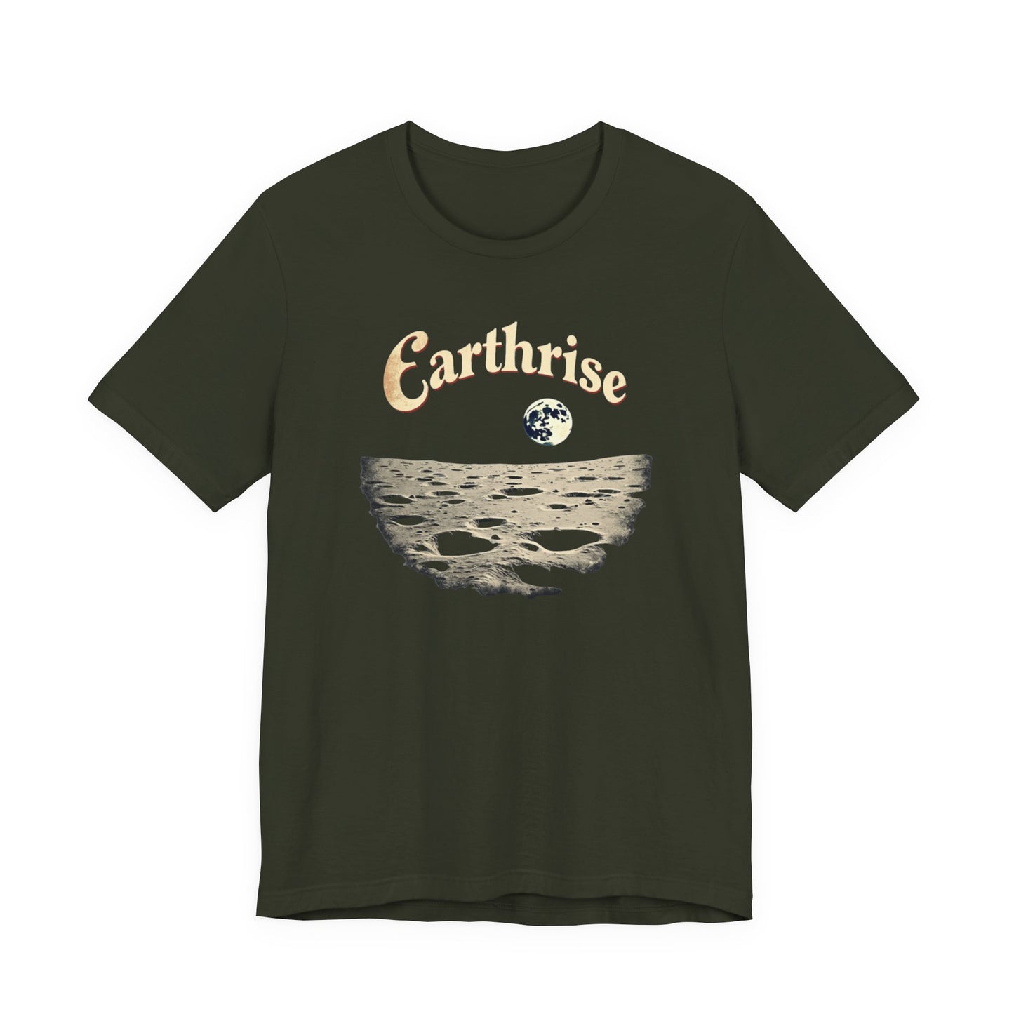 Earthrise Unisex Tee | Vintage Style Graphic Shirt, Eco-Friendly Apparel, Gift for Nature Lovers, Casual Wear, Astronomy Gift