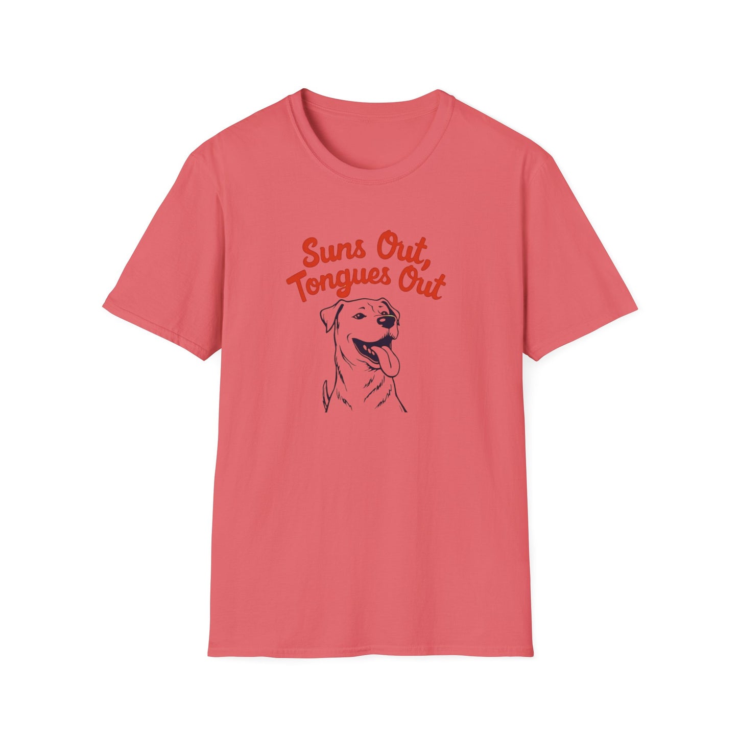 Suns Out, Tongues Out T-Shirt – Unisex Summer Tee, Dog Lovers Gift, Casual Wear, Cute Pet Shirt, Animal Lover Apparel - Psychonaut Swag