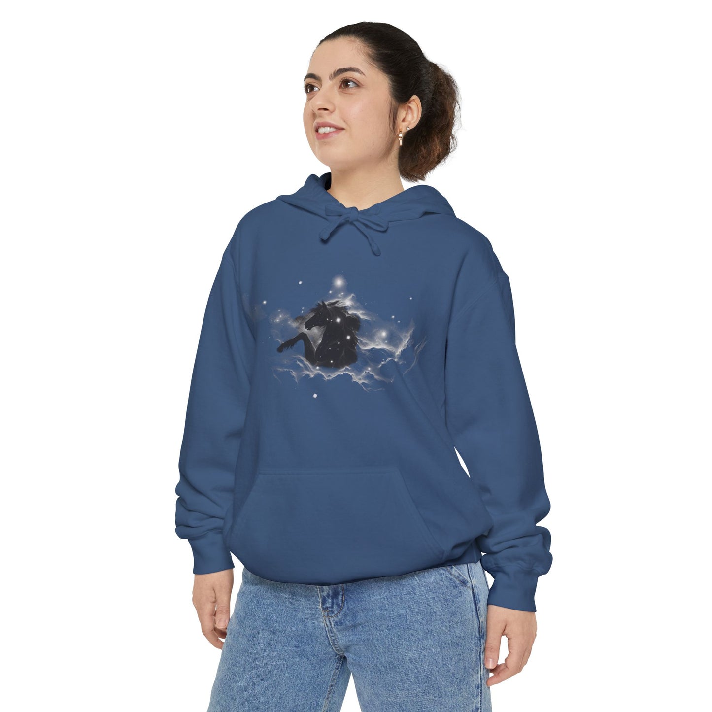 Constellation, Unisex Garment-Dyed Hoodie - Psychonaut Swag