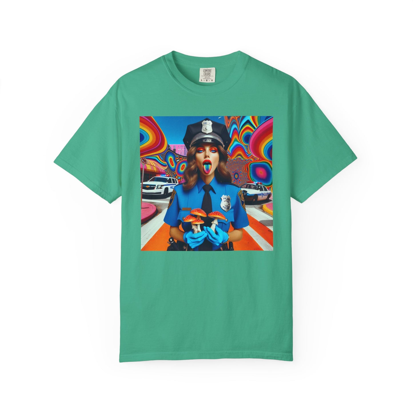 Holding, Unisex Garment-Dyed T-shirt - Psychonaut Swag
