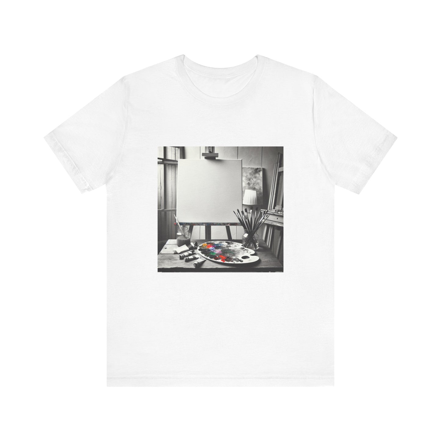 Artistic Unisex Tee - The Anticipation of a Blank Canvas - Psychonaut Swag