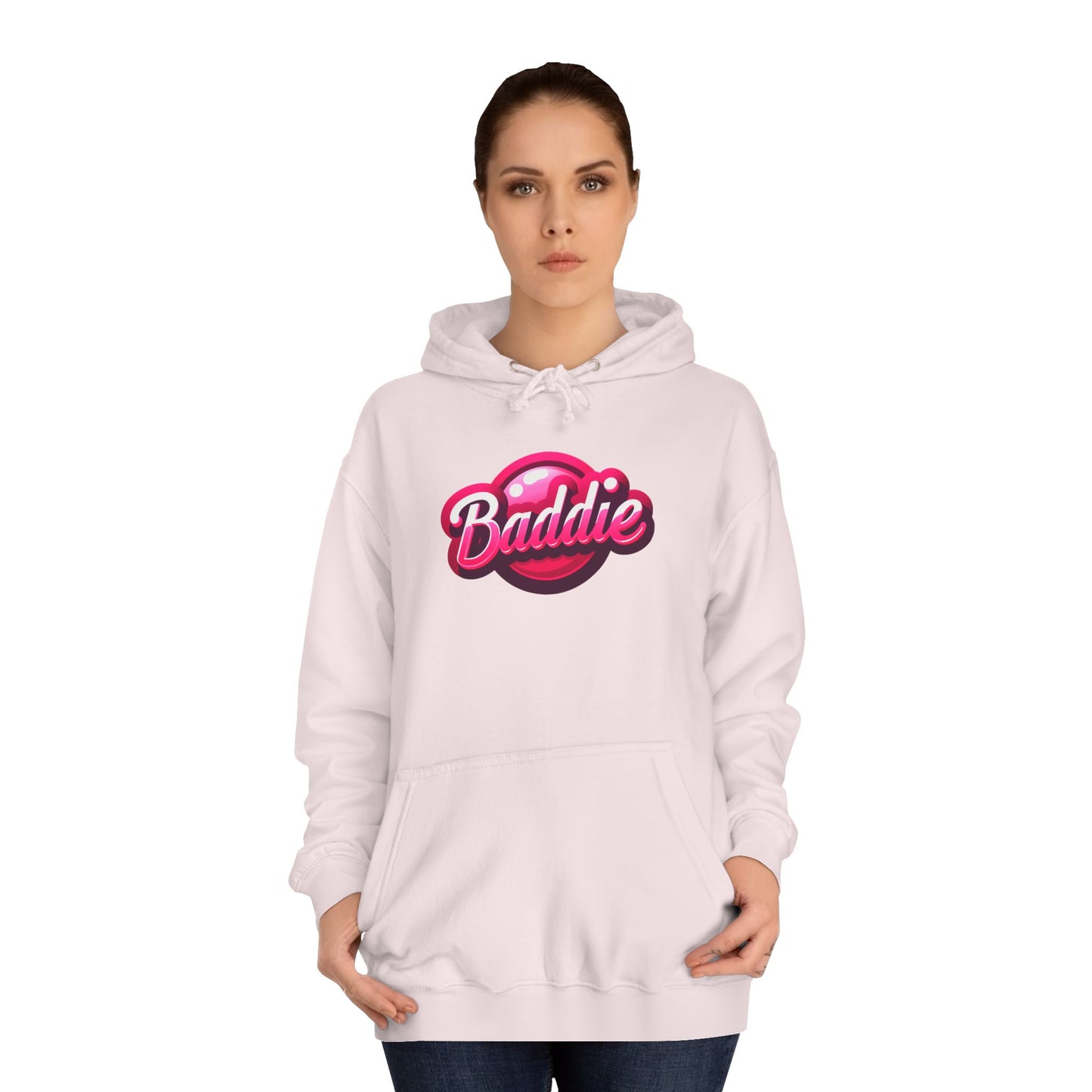 Baddie, Unisex College Hoodie - Psychonaut Swag