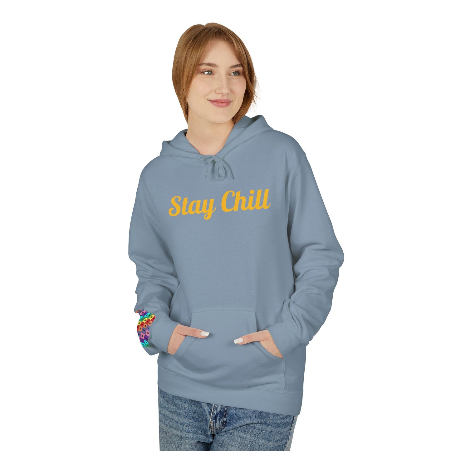 Stay Chill Unisex Midweight Softstyle Fleece Hoodie - Psychonaut Swag