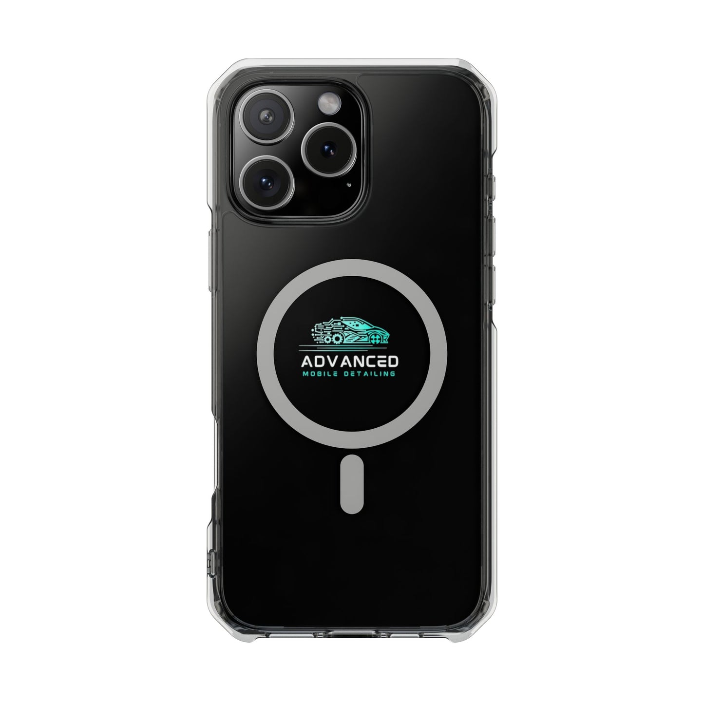 Advanced Mobile Detailing, Phone Case for Car Enthusiasts, Clear Protective Shell, Advanced Mobile Detailing, Customizable Gift, Stylish Phone Accessory