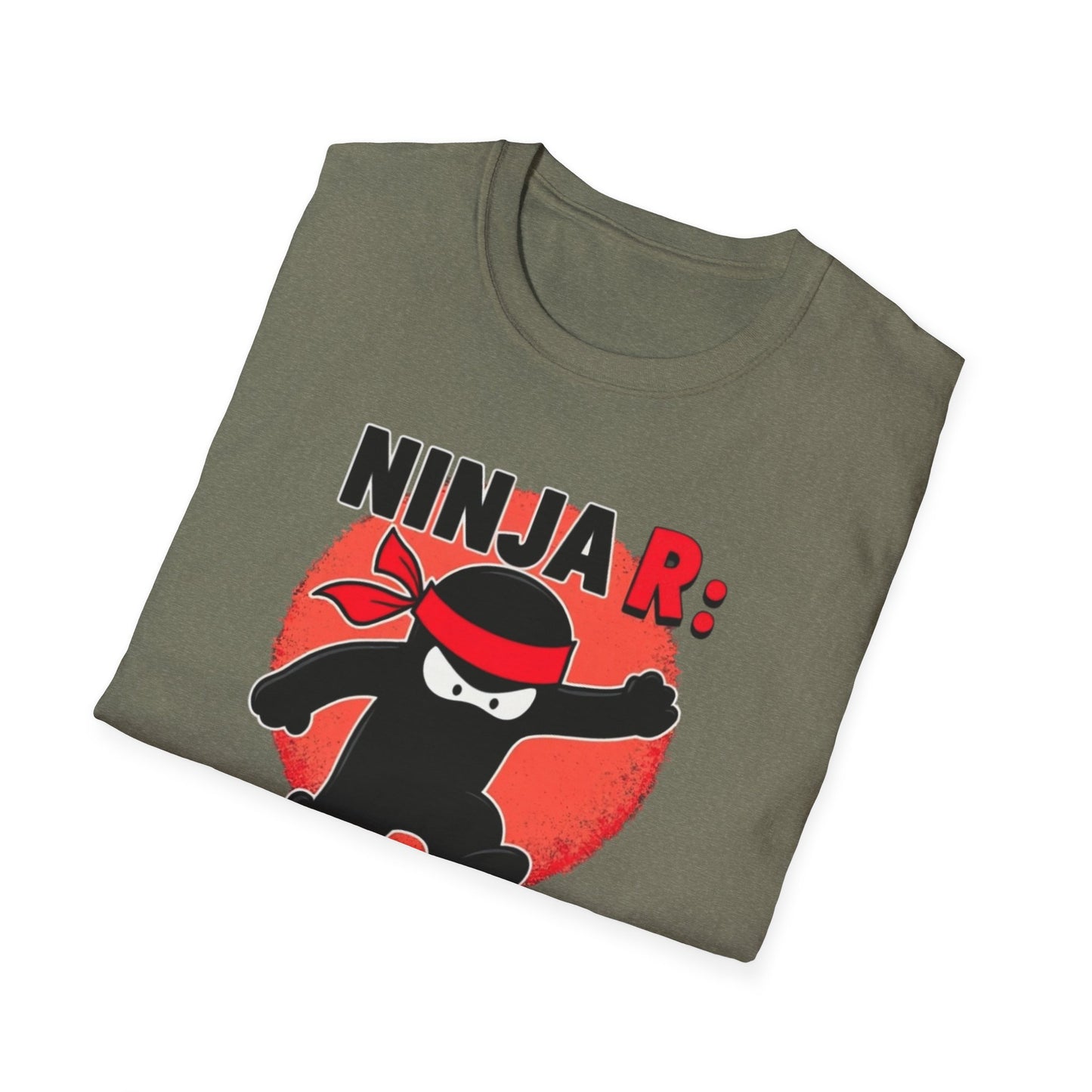 Ninja R, Unisex Softstyle T-Shirt - Psychonaut Swag