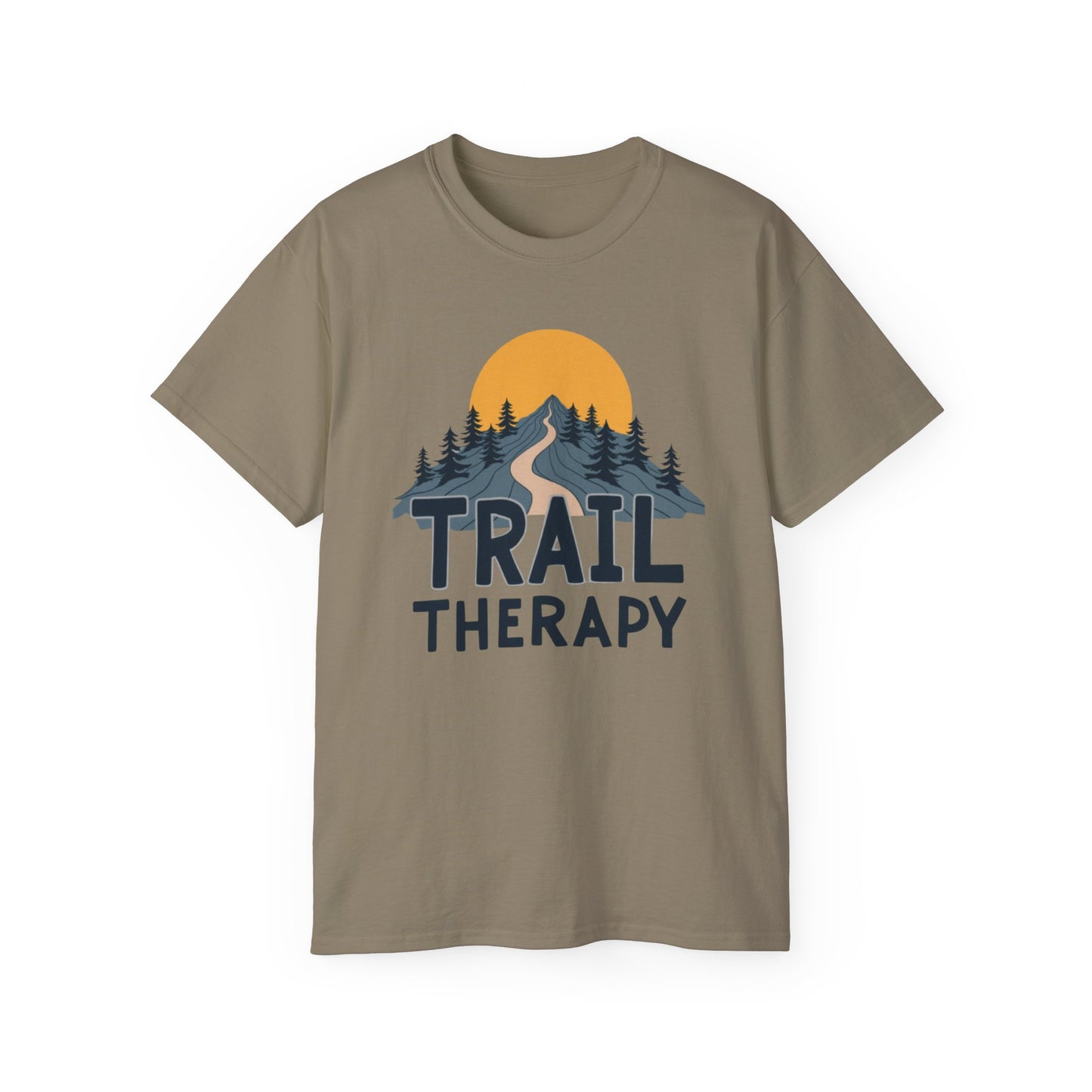 Trail Therapy Unisex Ultra Cotton Tee | Outdoor Lover Gift, Adventure Shirt, Nature Tee, Hiking Apparel, Relaxation Wear - Psychonaut Swag
