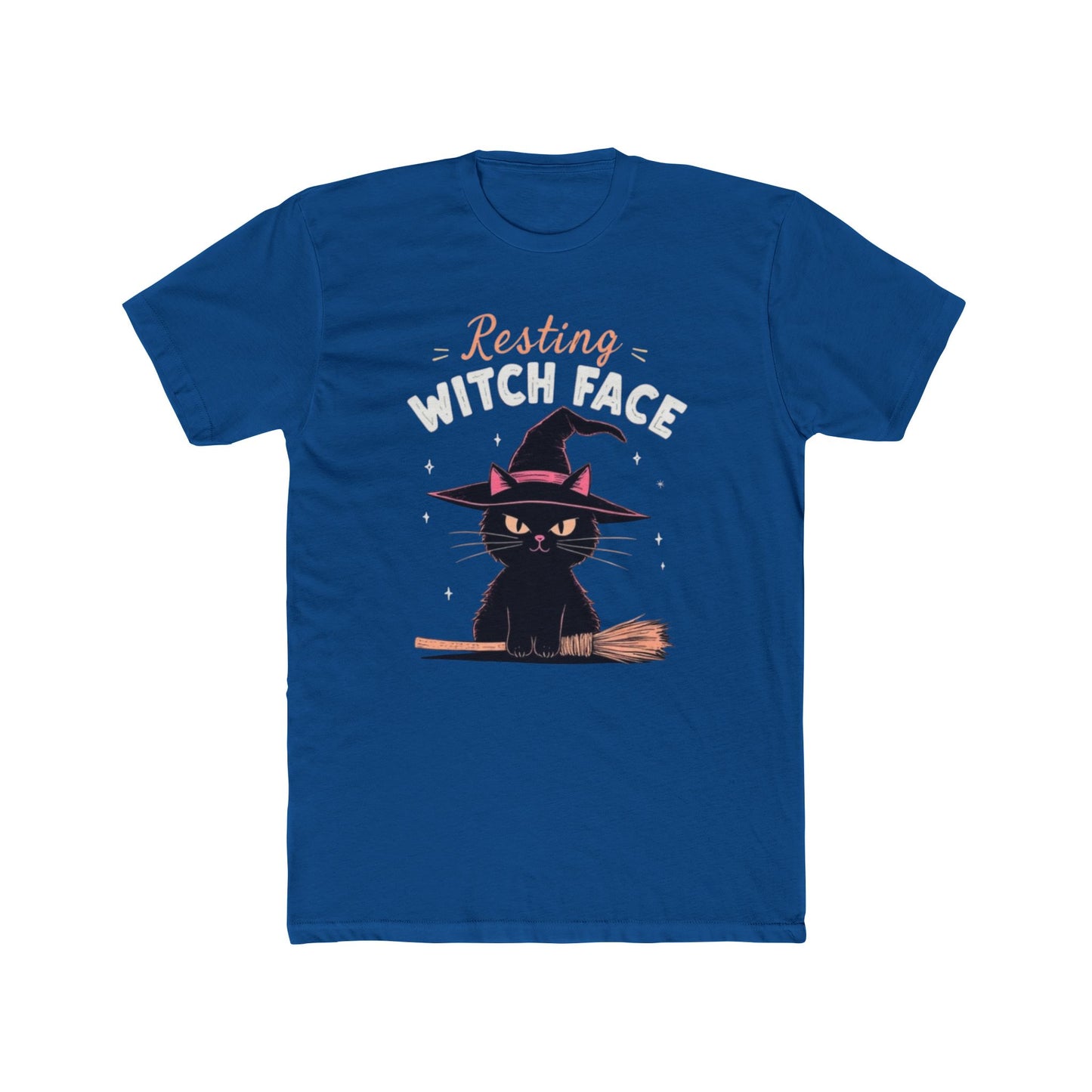 Resting Witch Face Tee - Cute Cat Graphic T-Shirt, Halloween Shirt, Fall Apparel, Unisex Crew Neck, Gift for Cat Lovers - Psychonaut Swag