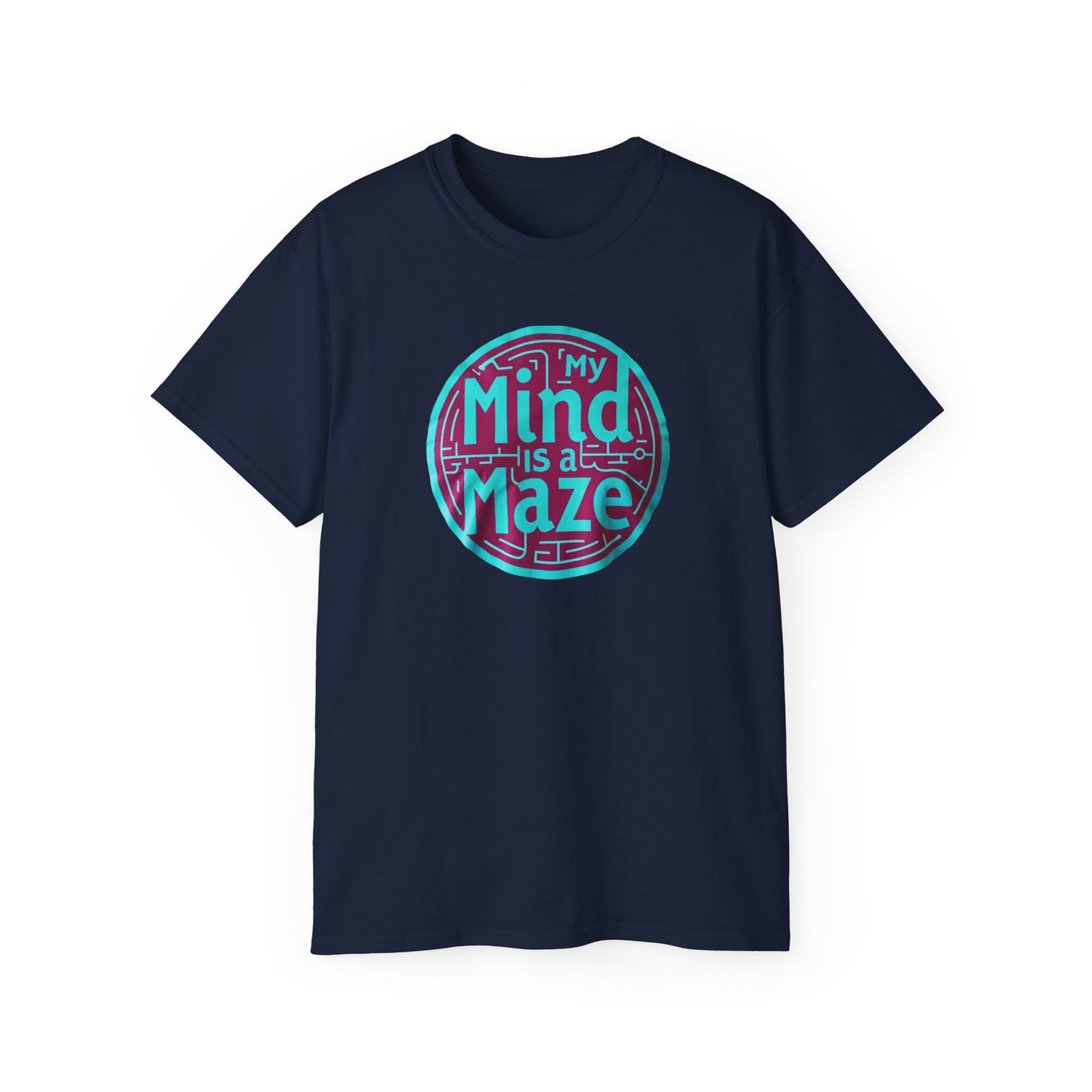 Mind is a Maze Unisex Ultra Cotton Tee - Creative and Thoughtful Shirt - Psychonaut Swag