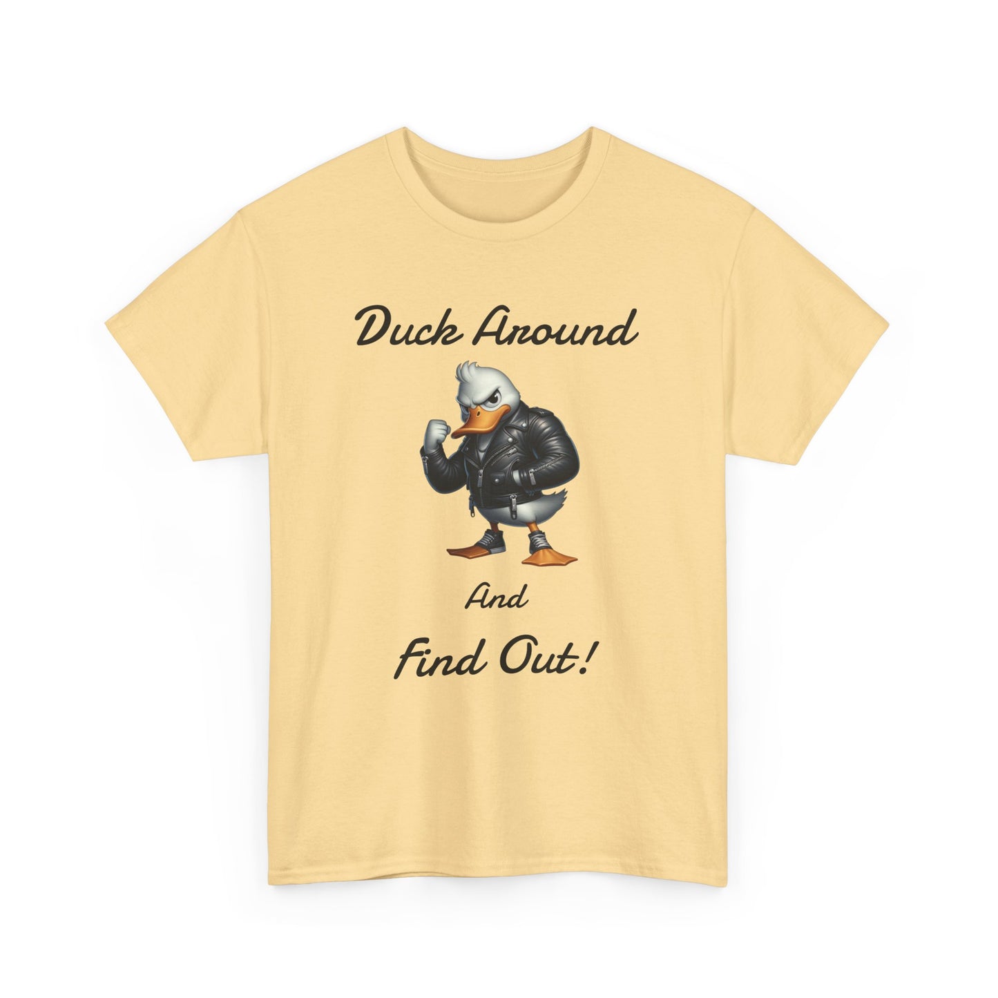 Duck Around, Unisex Heavy Cotton Tee - Psychonaut Swag