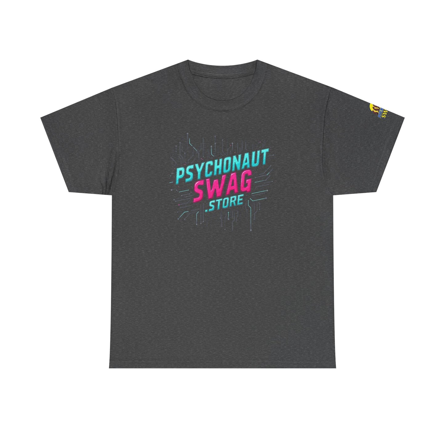 Psychonaut Swag, Human Billboard, Unisex Heavy Cotton Tee