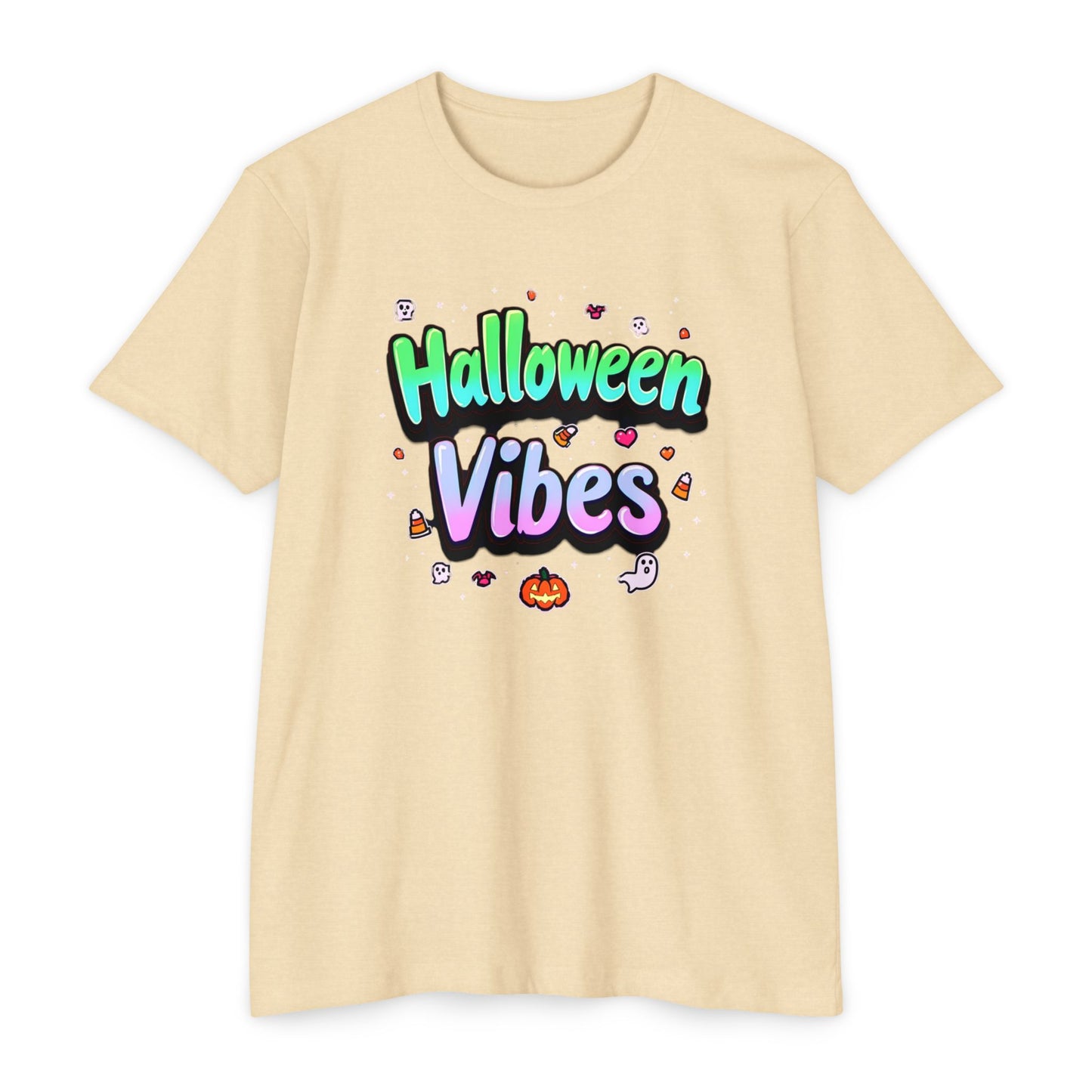 Halloween Vibes tee, Unisex T-Shirt, Spooky Graphic Tee, Fall Fashion, Halloween Costume, Casual Wear, Trick or Treat Shirt