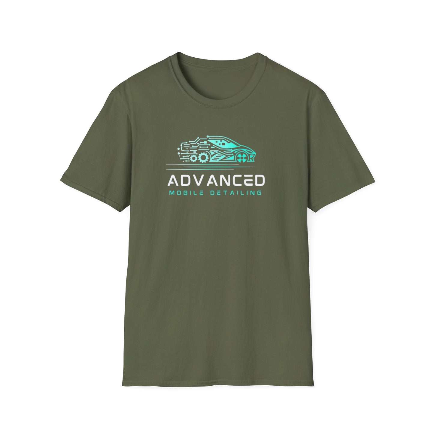 Advanced Mobile, classic tee, Unisex Softstyle T-Shirt - Perfect for Auto Lovers, Gifts, Mobile Detailing, Casual Wear, and Car Shows