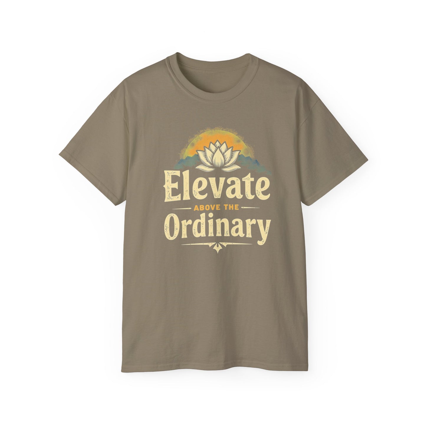 Inspirational Unisex Ultra Cotton Tee - 'Elevate Above the Ordinary' - Psychonaut Swag