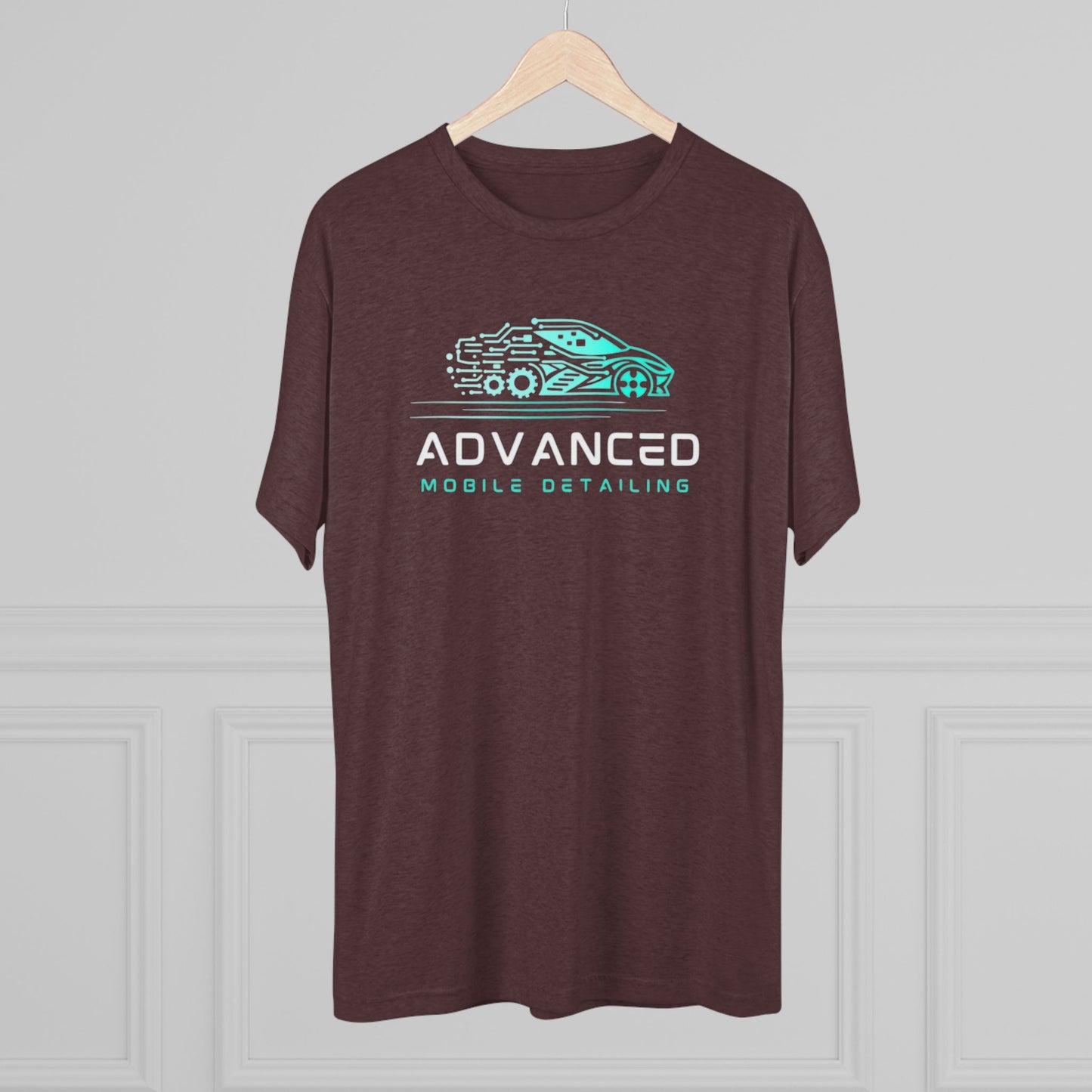 Advanced Mobile Detailing, Tri-blend, Tee | Car Enthusiast T-Shirt, Custom Auto Care Shirt, Gift for Car Lovers, Unique Vehicle Detailing Apparel