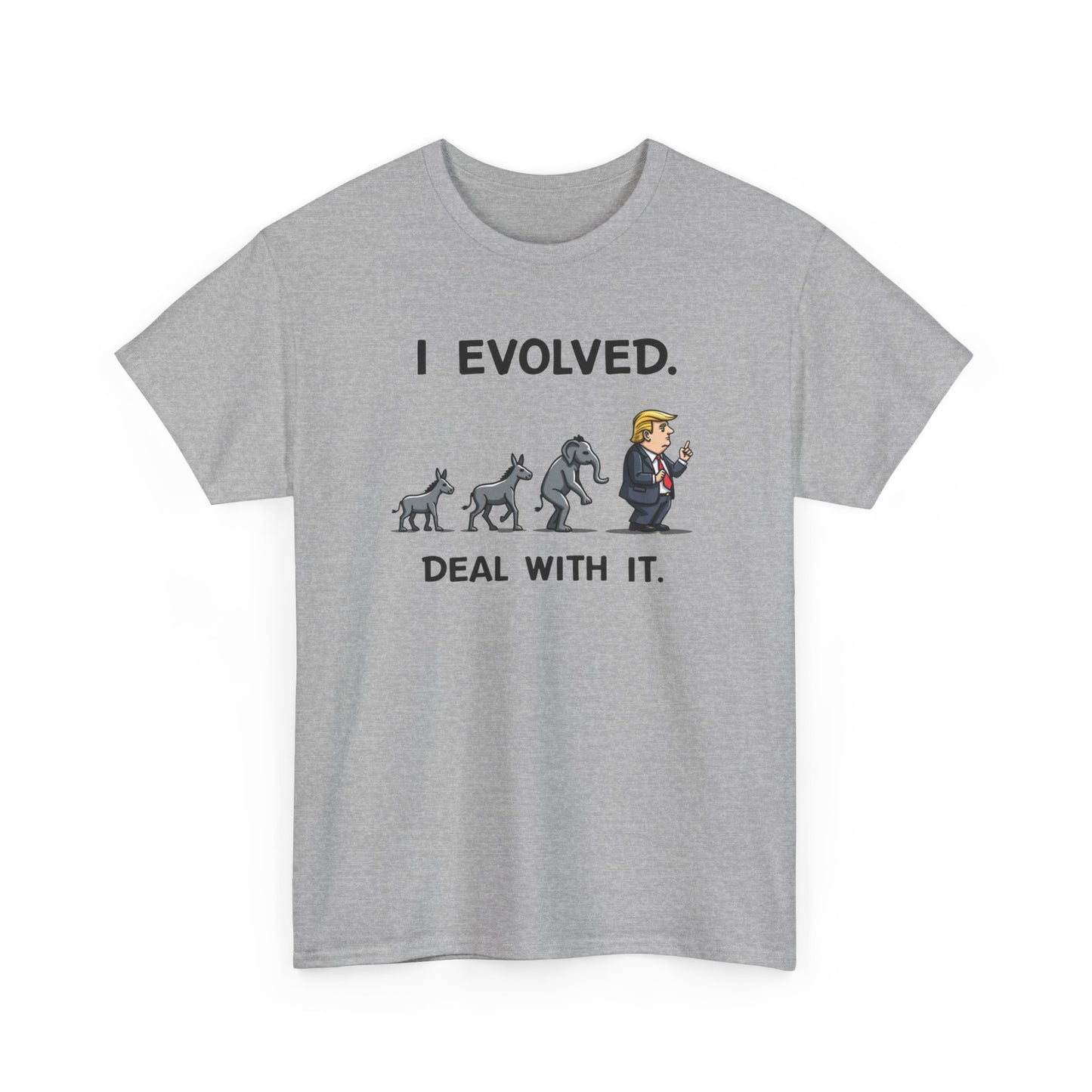 I Evolved, political humor, Funny Unisex T-Shirt, Gift for Dog Lovers, Casual Wear, Statement Shirt - Psychonaut Swag