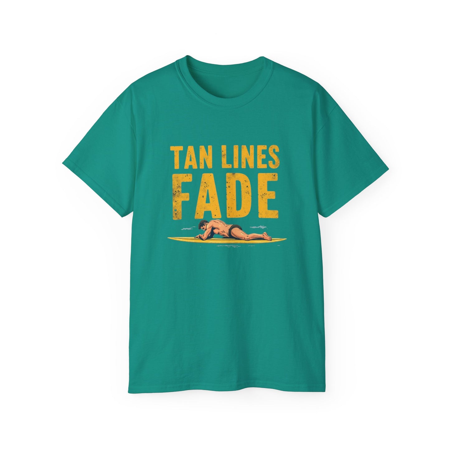 Surfer Tan Lines Tee, Unisex Cotton Shirt, Vacation Apparel, Beach Day Outfit, Casual Summer Clothing - Psychonaut Swag
