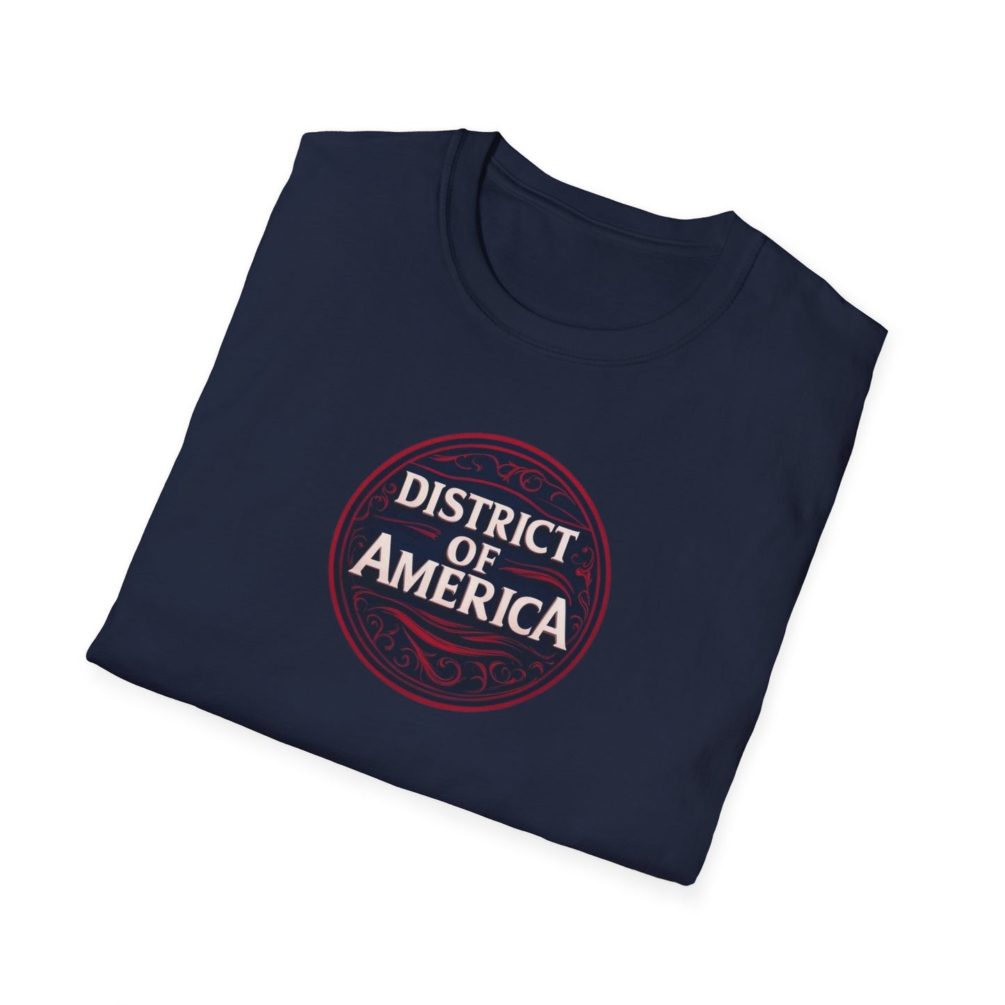 District of America, Washington DA, Unisex Softstyle T-Shirt - Psychonaut Swag