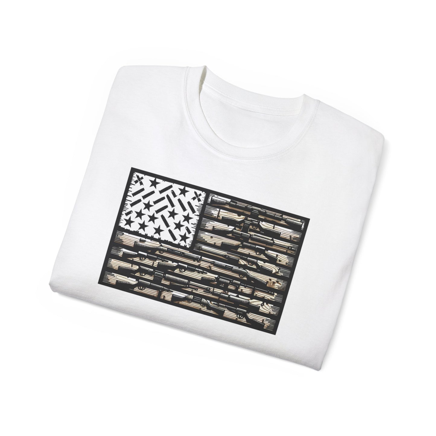 2nd Amendment Flag, Unisex Ultra Cotton Tee - Psychonaut Swag