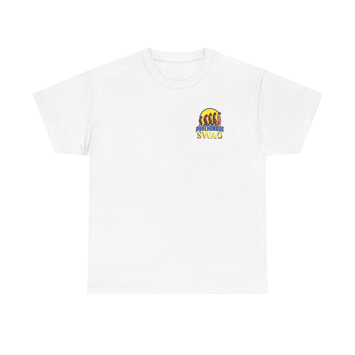 Colorful Retro Style Unisex Heavy Cotton Tee, Graphic Tee, Casual Wear, Gift Idea, Summer Fashion, Festival Outfit - Psychonaut Swag