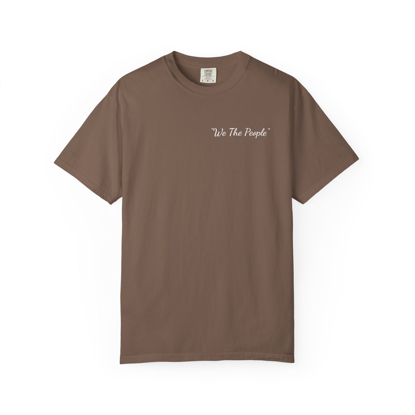 We the People/flag, Unisex Garment-Dyed T-shirt - Psychonaut Swag