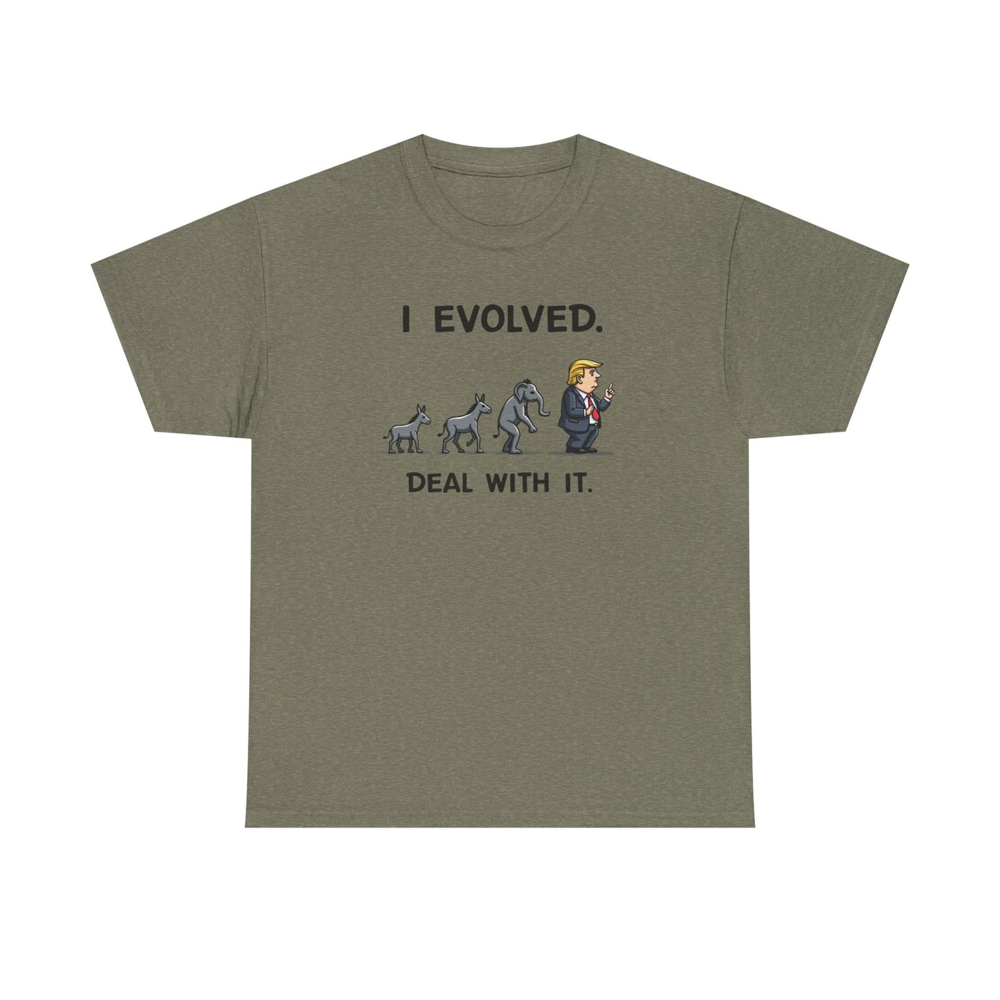I Evolved, political humor, Funny Unisex T-Shirt, Gift for Dog Lovers, Casual Wear, Statement Shirt - Psychonaut Swag