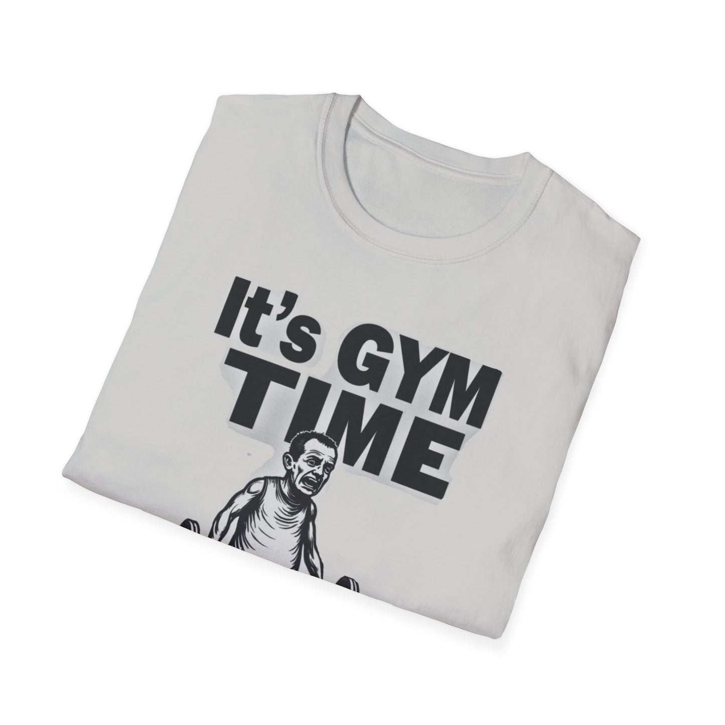It's Gym Time T-Shirt, Motivational Workout Shirt, Fitness Apparel, Gift for Gym Lovers, Casual Sport Tee - Psychonaut Swag