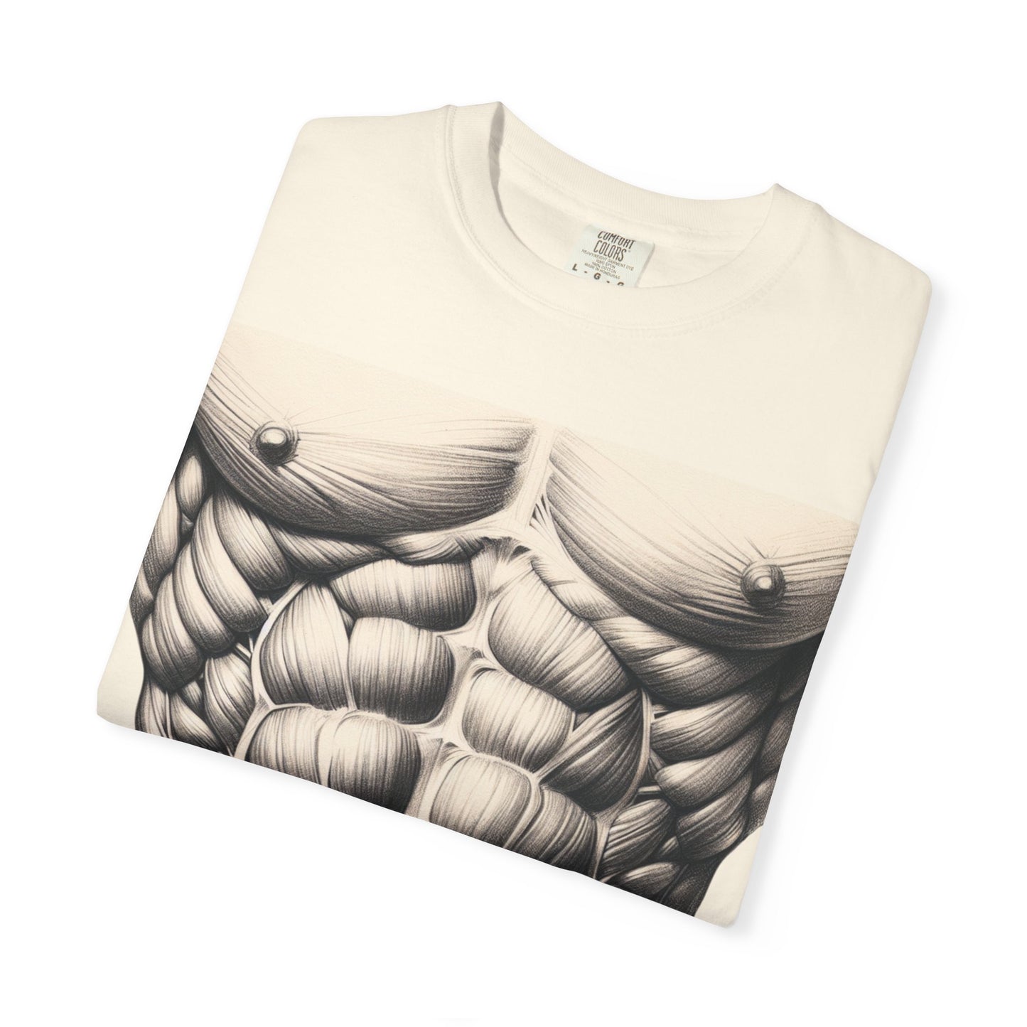 Built different, 12-pack abs, Unisex Garment-Dyed T-shirt - Psychonaut Swag