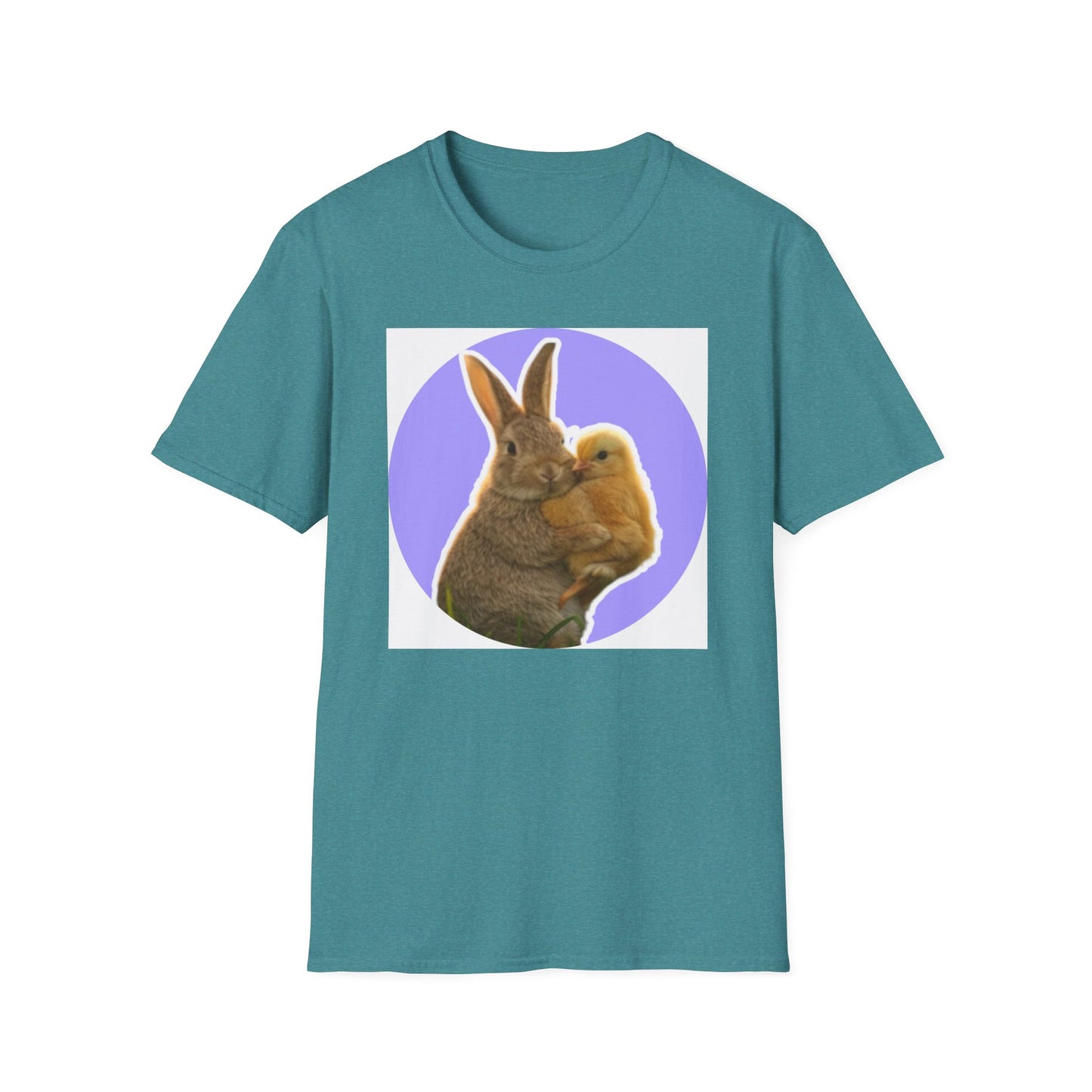 Easter Bunny and Chic, Unisex Softstyle T-Shirt