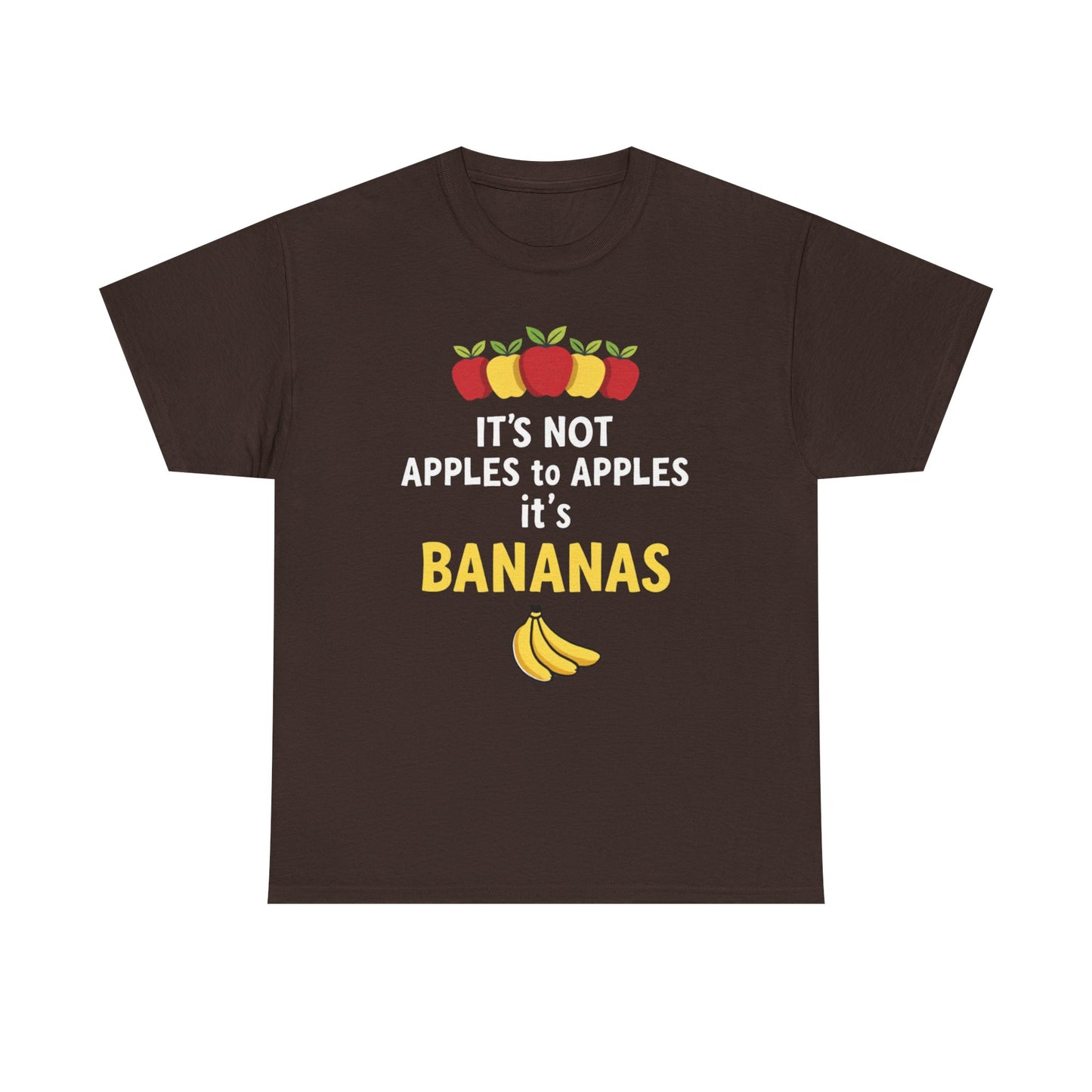 Funny Banana T-Shirt: It's Not Apples to Apples, Cute Graphic Tee for Food Lovers, Gift for Birthdays, Casual Wear, Humor Shirt - Psychonaut Swag