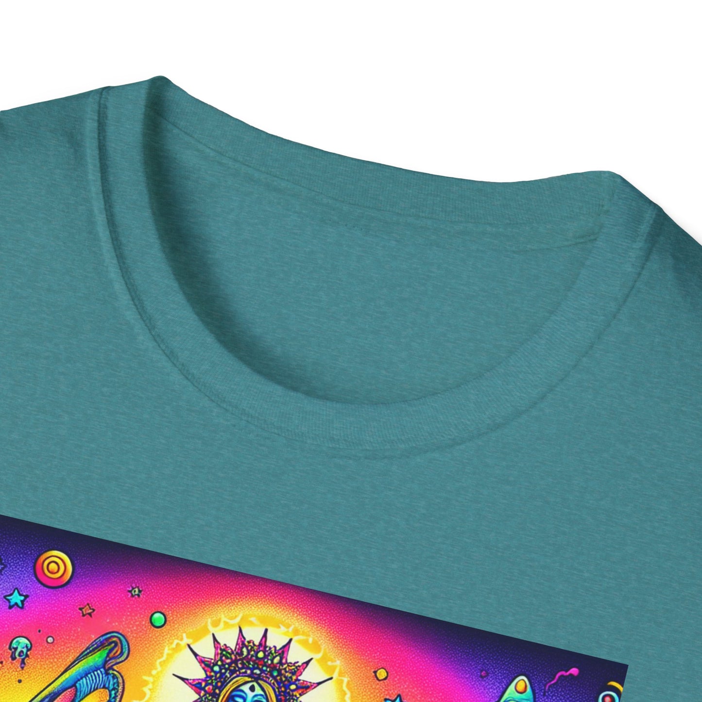 Mythical Creatures Unisex Softstyle T-Shirt - Last Supper Style - Psychonaut Swag