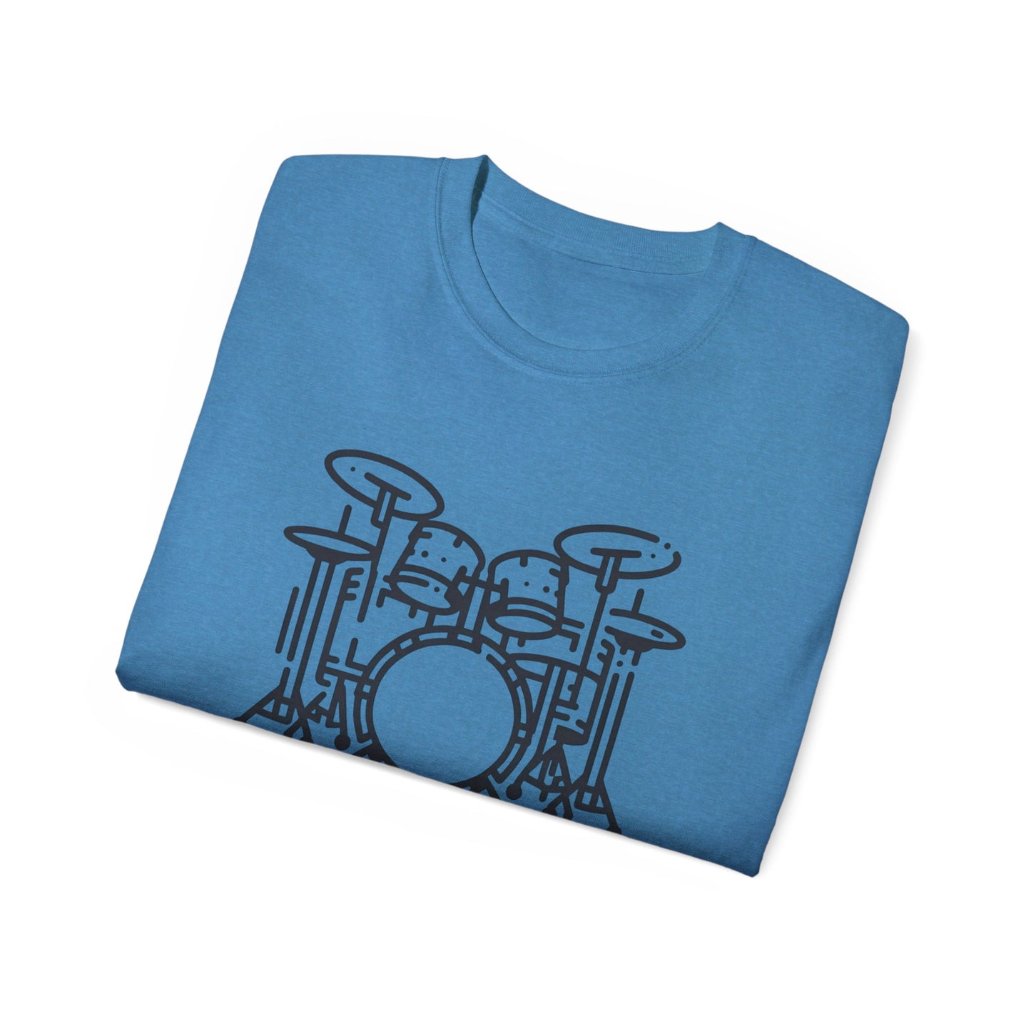 Drum-A-Diddle, Drumset Paradiddle, Unisex Ultra Cotton Tee - Psychonaut Swag