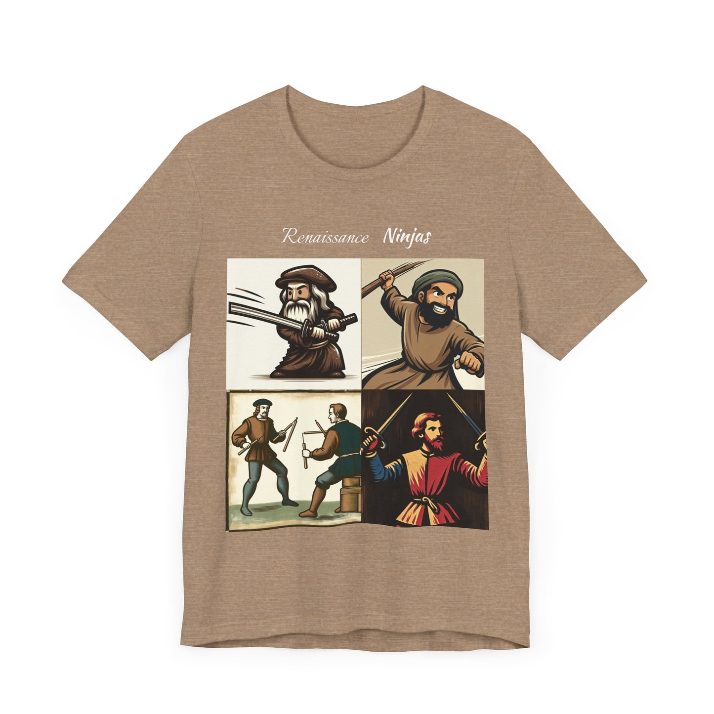 Renaissance Ninjas, Unisex Jersey Short Sleeve Tee - Psychonaut Swag