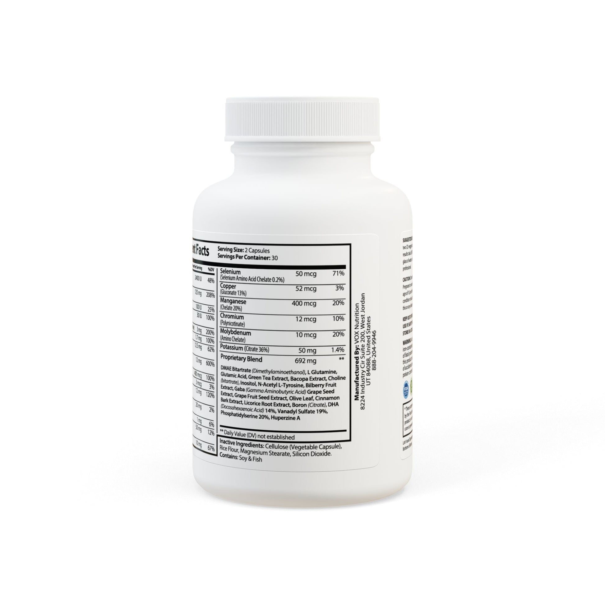 Super Brain, Brain Support Complex Supplement (60 Capsules) - Psychonaut Swag