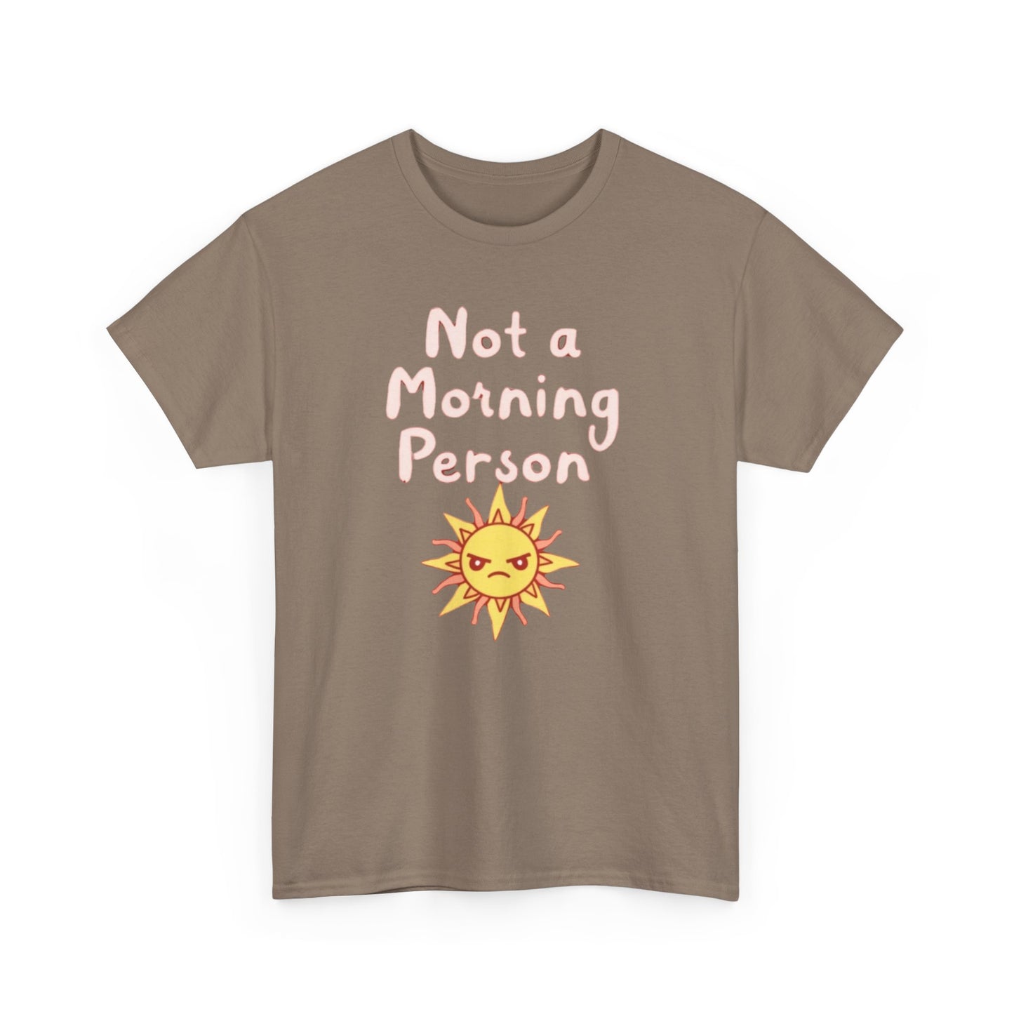 Not a Morning Person, Unisex Cotton T-Shirt, Fun Apparel for Kids and Adults, Perfect Gift for Birthdays and Celebrations - Psychonaut Swag