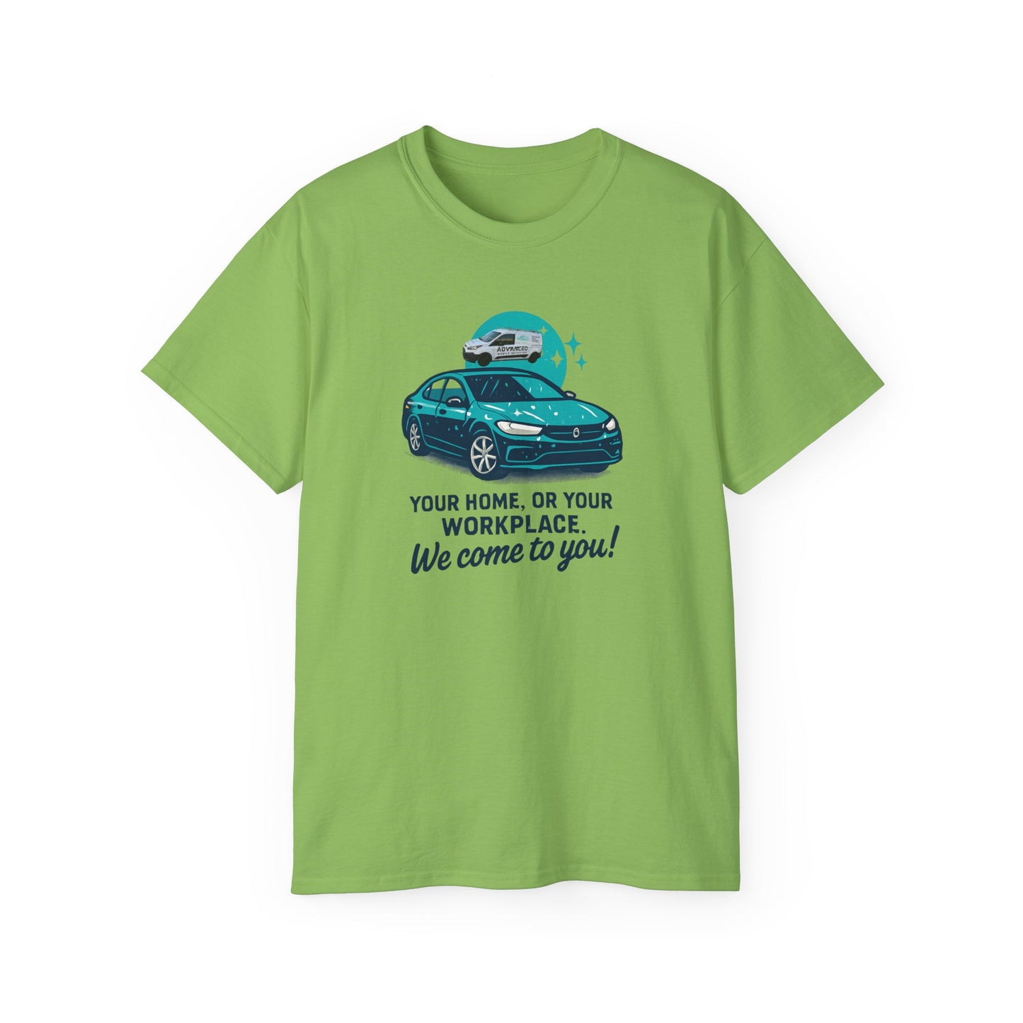 Advanced Car Service Humor Tee, Funny T-Shirt for Mechanics, Auto Enthusiasts, Gift for Dad, Car Lover Apparel, Perfect for Birthdays