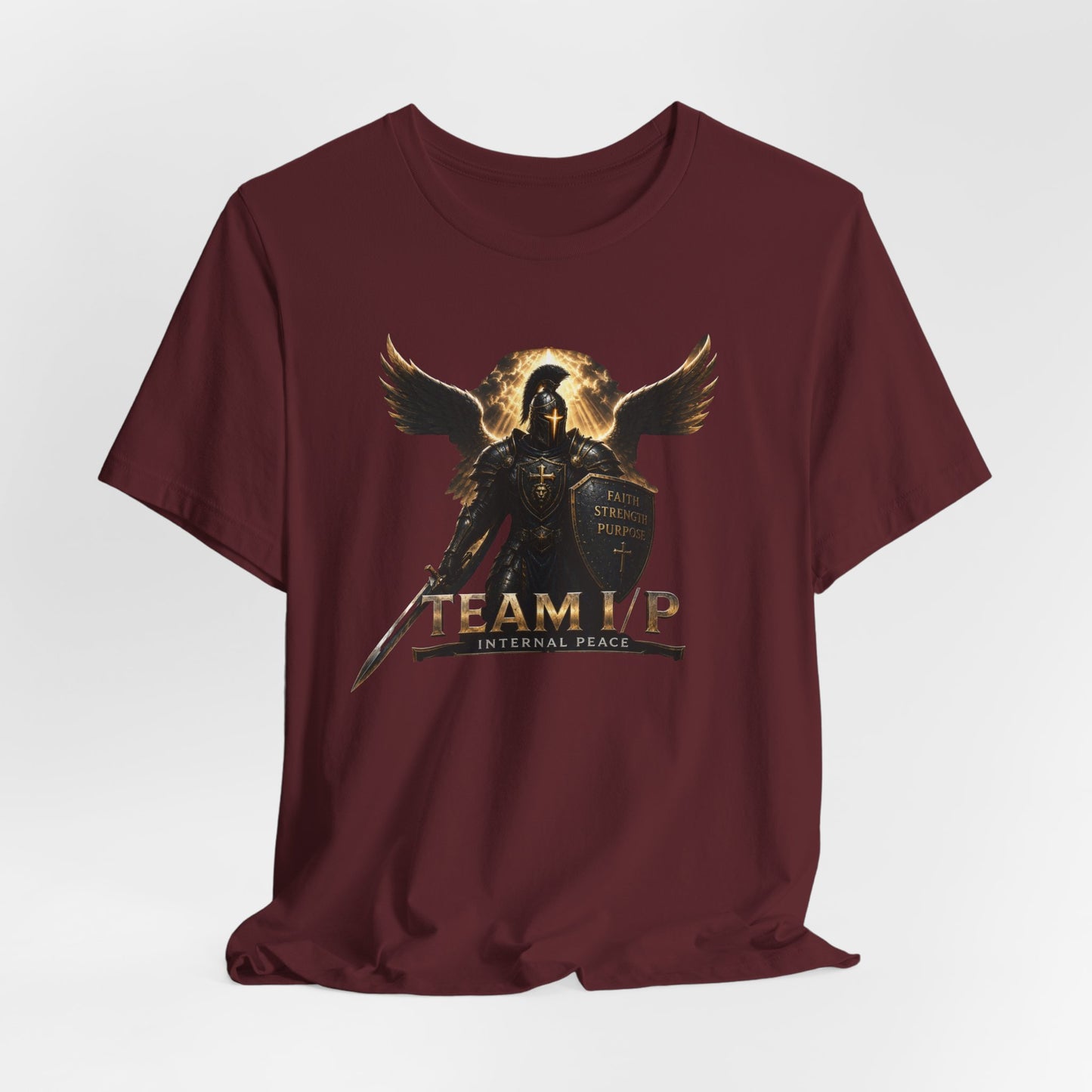 Team Internal Peace, Guardian of The Cross Tee — Military Brotherhood Graphic T-Shirt