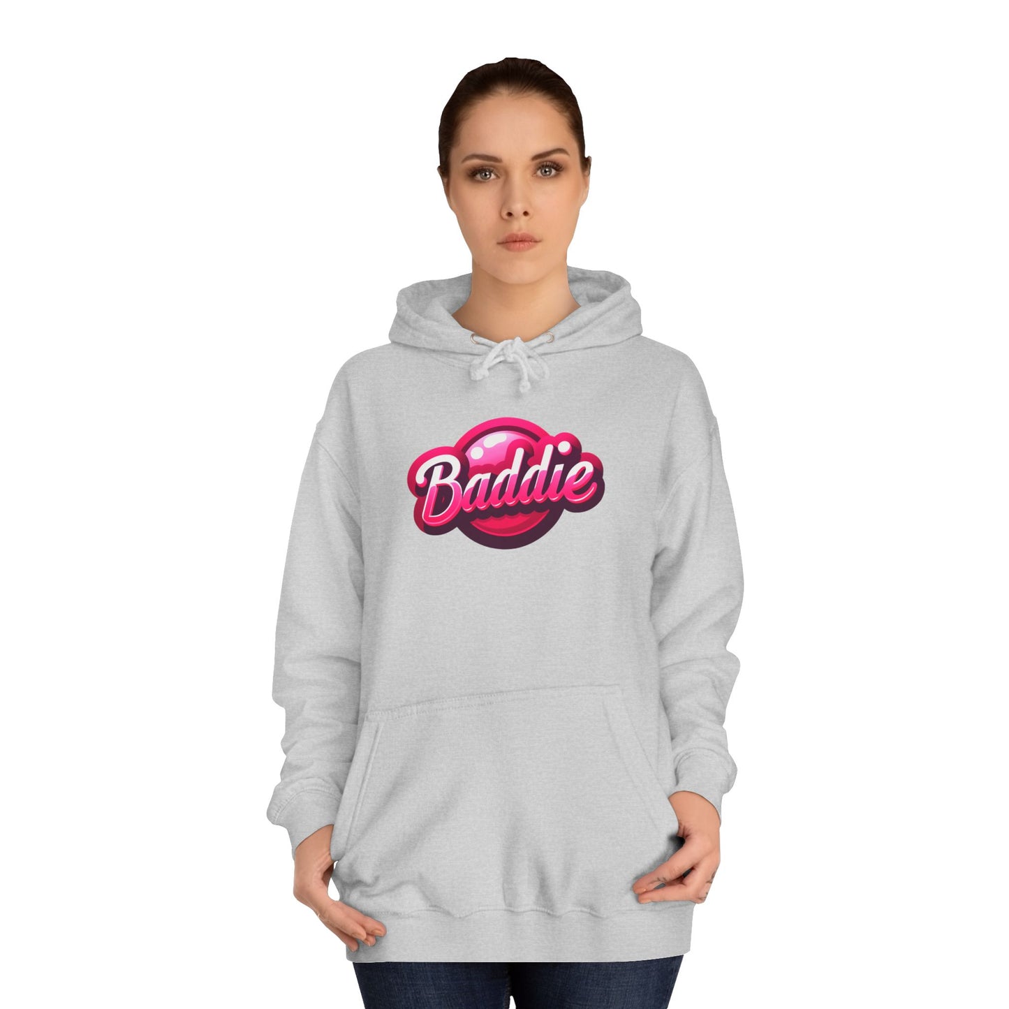 Baddie, Unisex College Hoodie - Psychonaut Swag